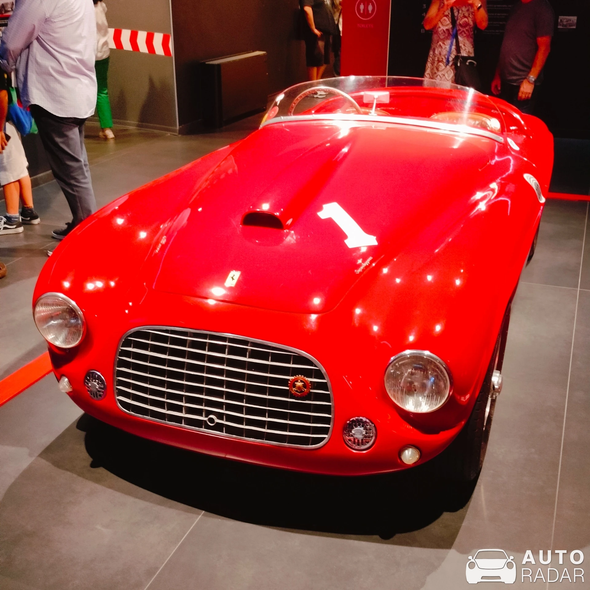 Ferrari 166 MM Touring Barchetta spotted in Maranello