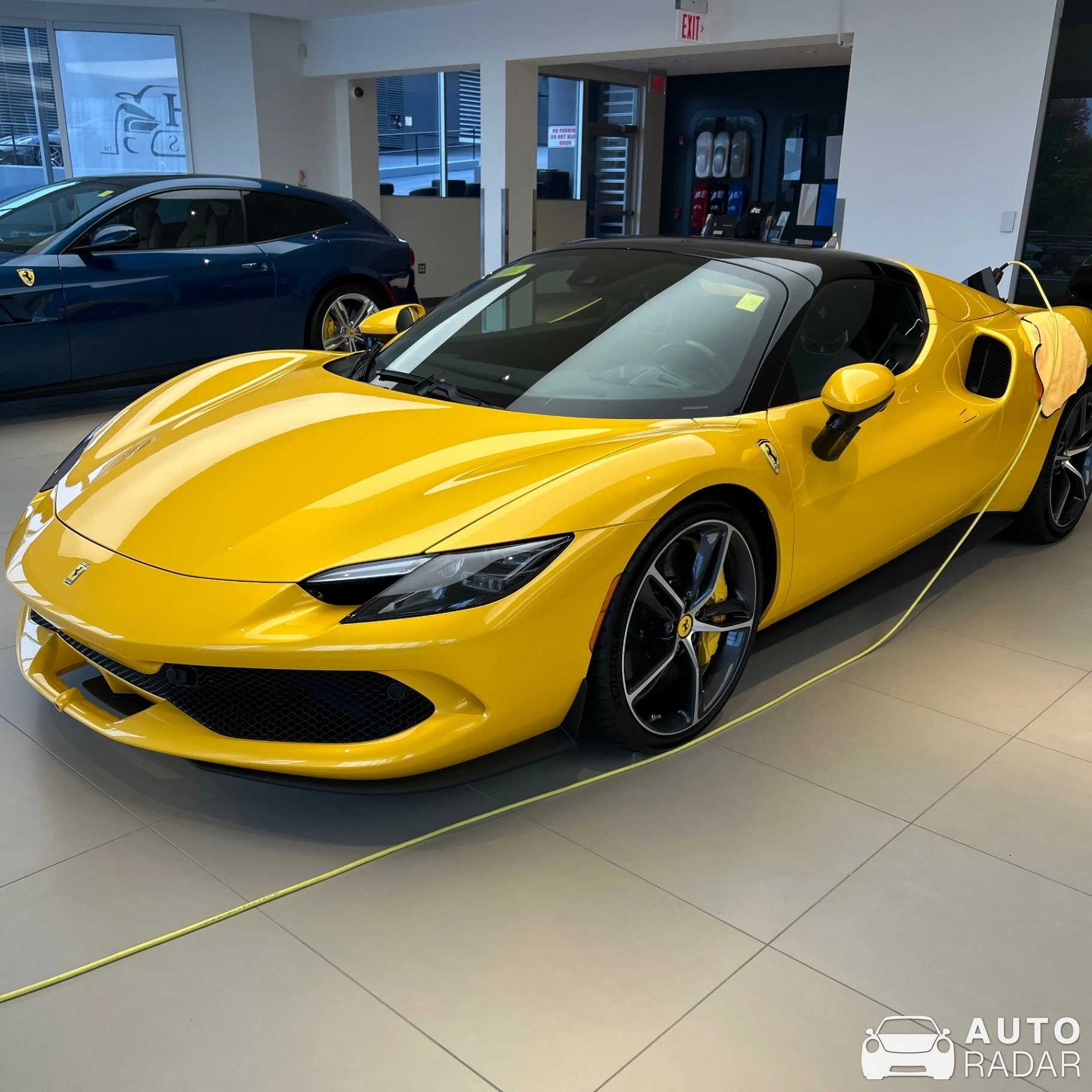 Ferrari 296 GTS spotted in Norwood, United States
