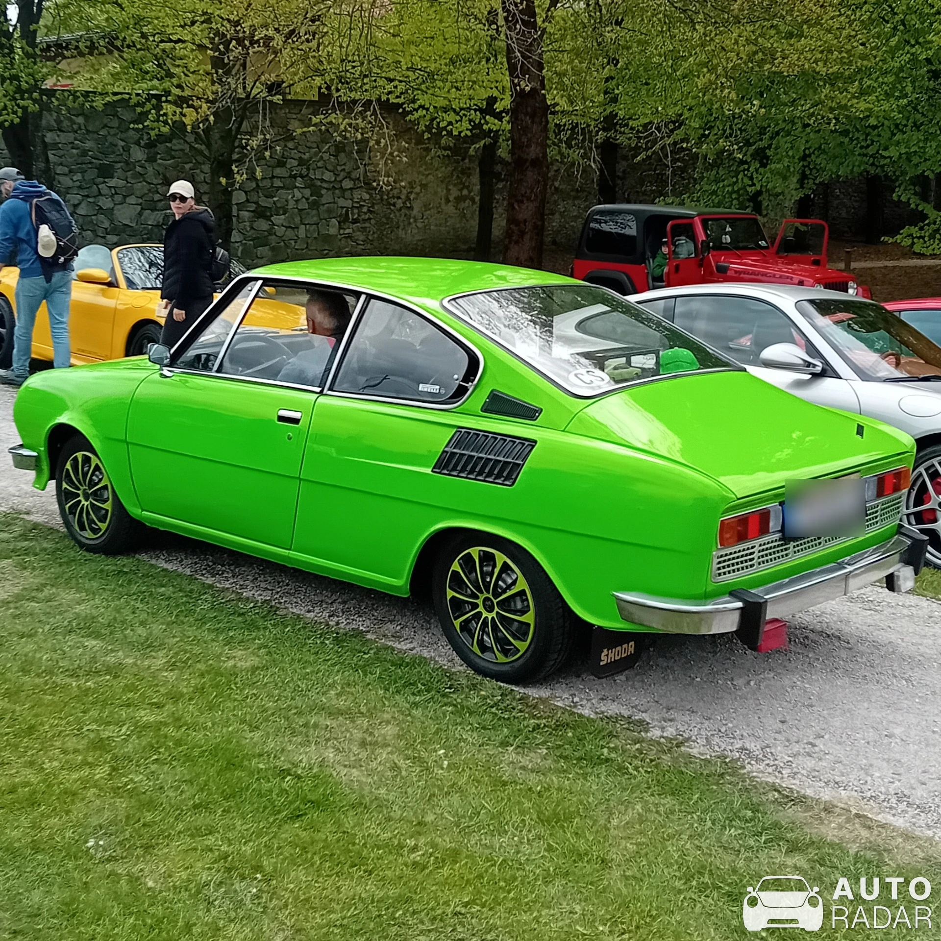 Škoda 110 spotted in Gbeľany