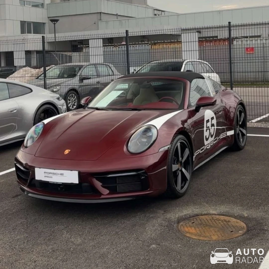 Porsche 992 Targa 4S Heritage Design Edition spotted in Ljubljana, Slovenia