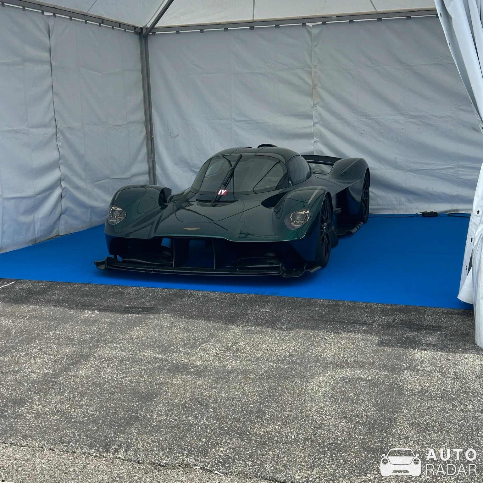 Aston Martin Valkyrie spotted in Le Castellet