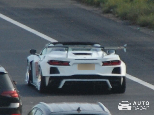 Chevrolet Corvette C8 Liberty Walk spotted in Ridderkerk