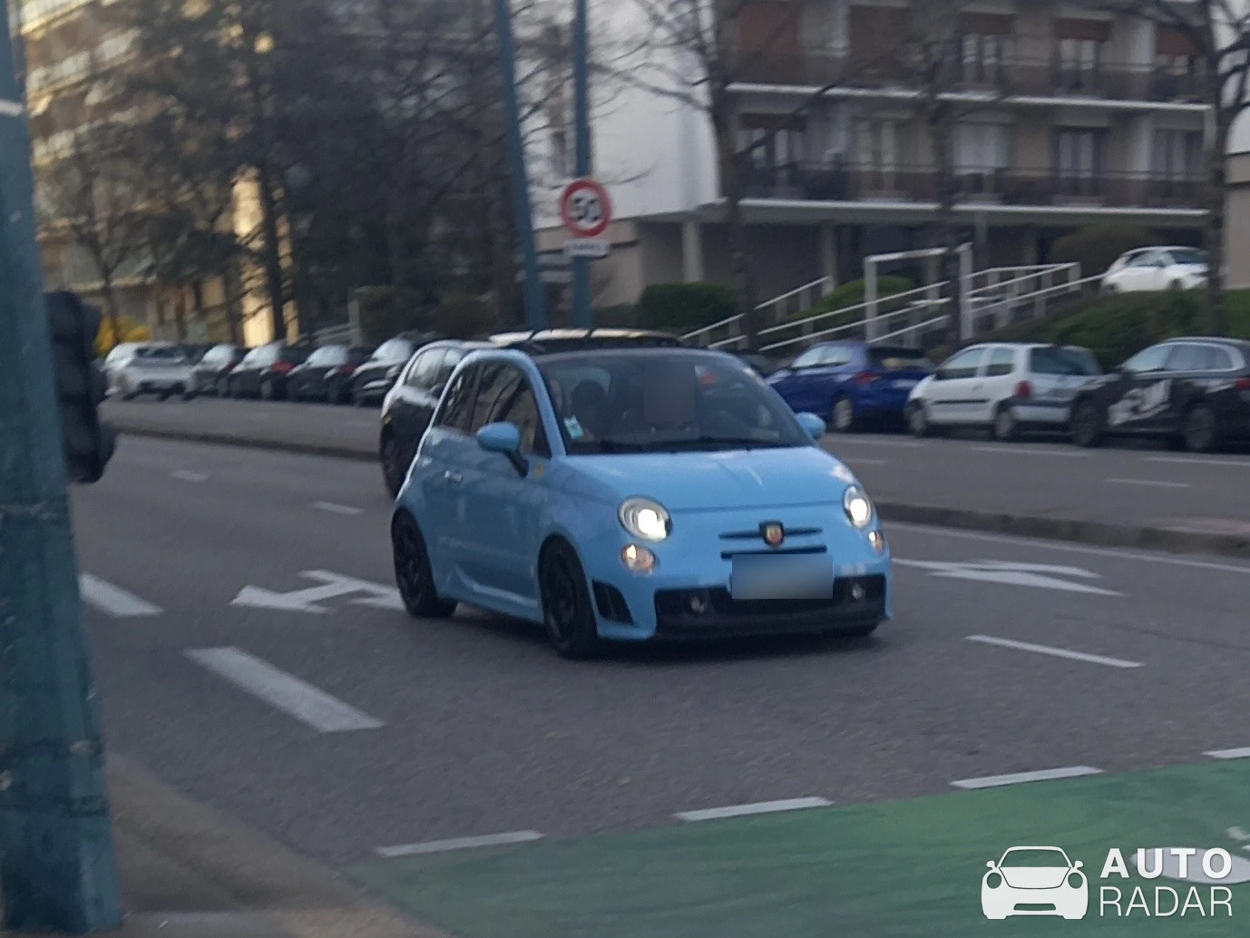 Abarth 595 Esseesse spotted in Annecy