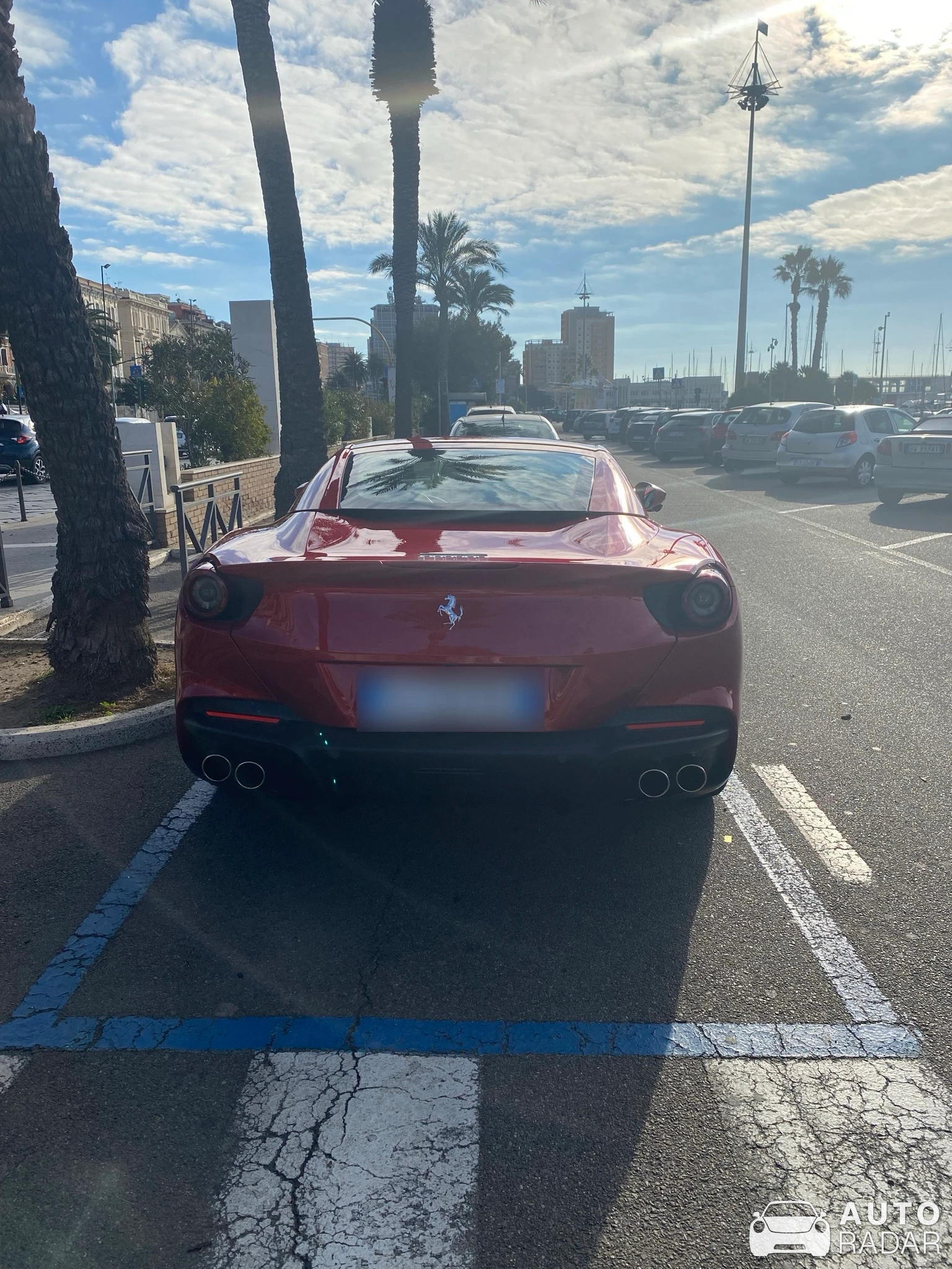 Ferrari Portofino spotted in Cagliari