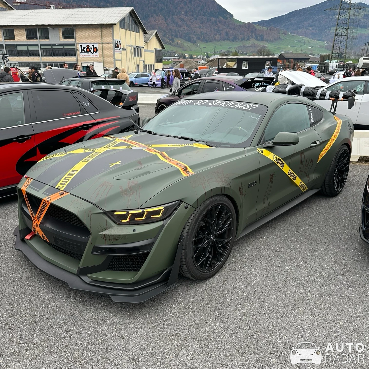 Ford Mustang GT Vortech Supercharged spotted in Tuggen