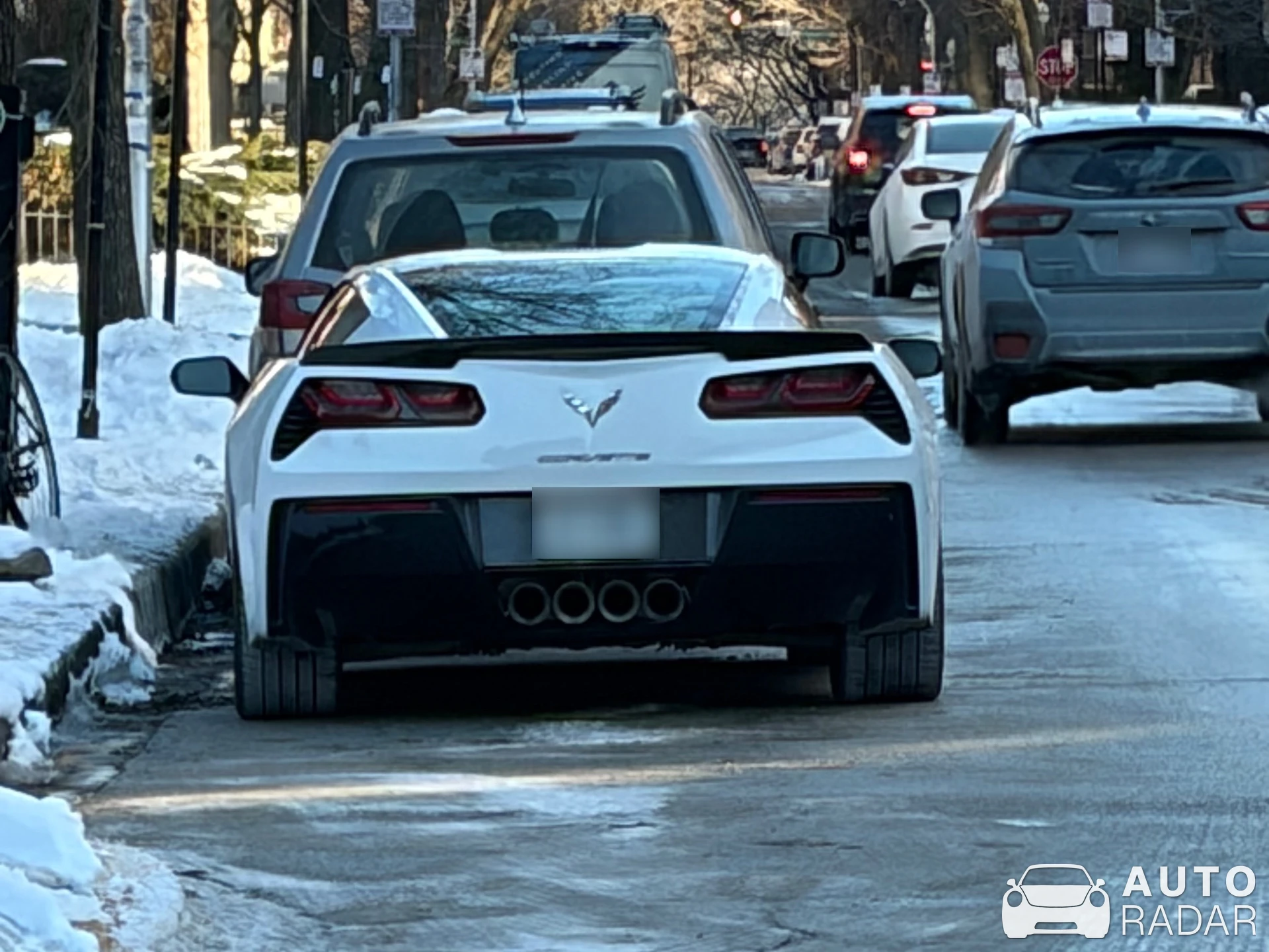 Chevrolet Corvette C7 Stingray spotted in Chicago, United States