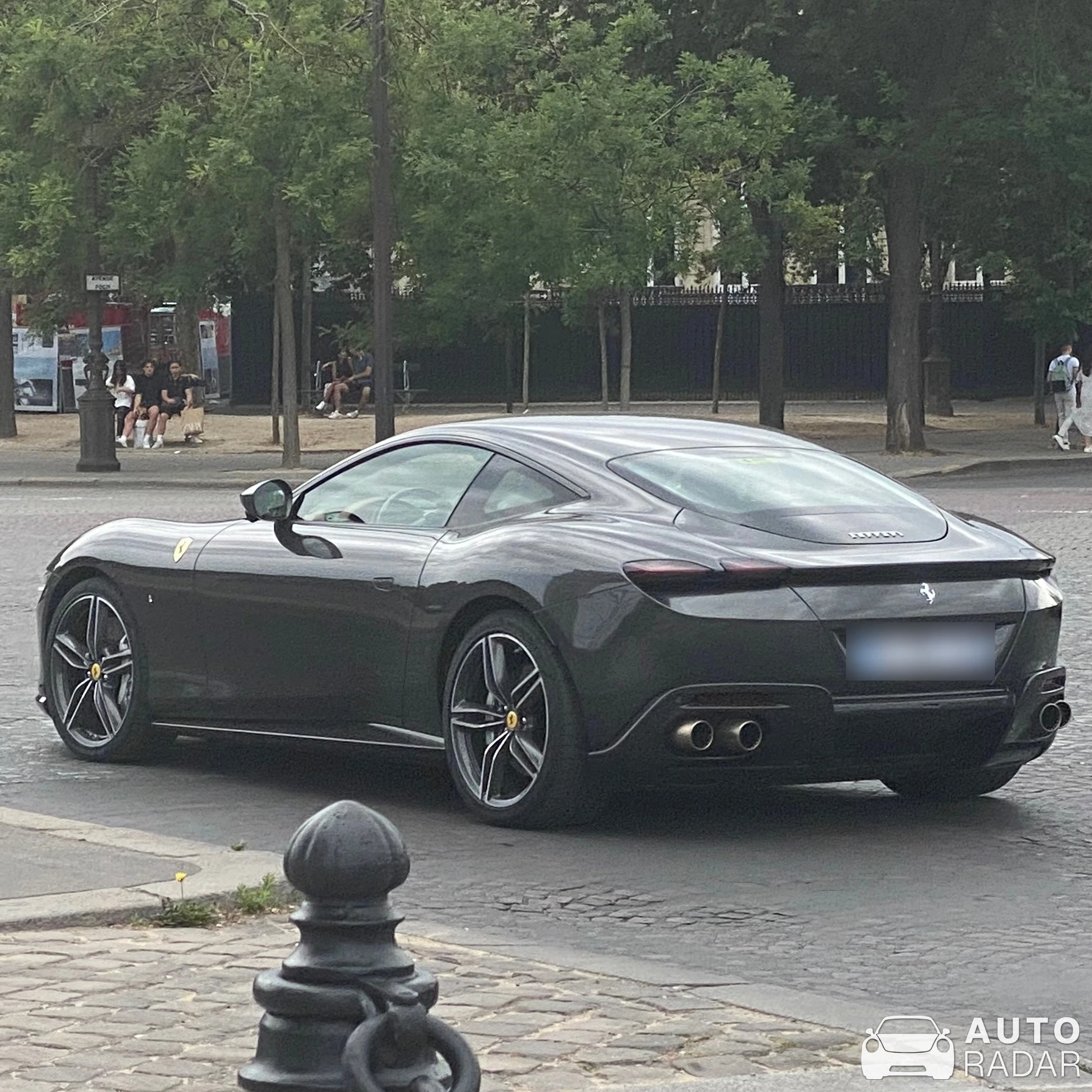 Ferrari Roma spotted in Paris, France
