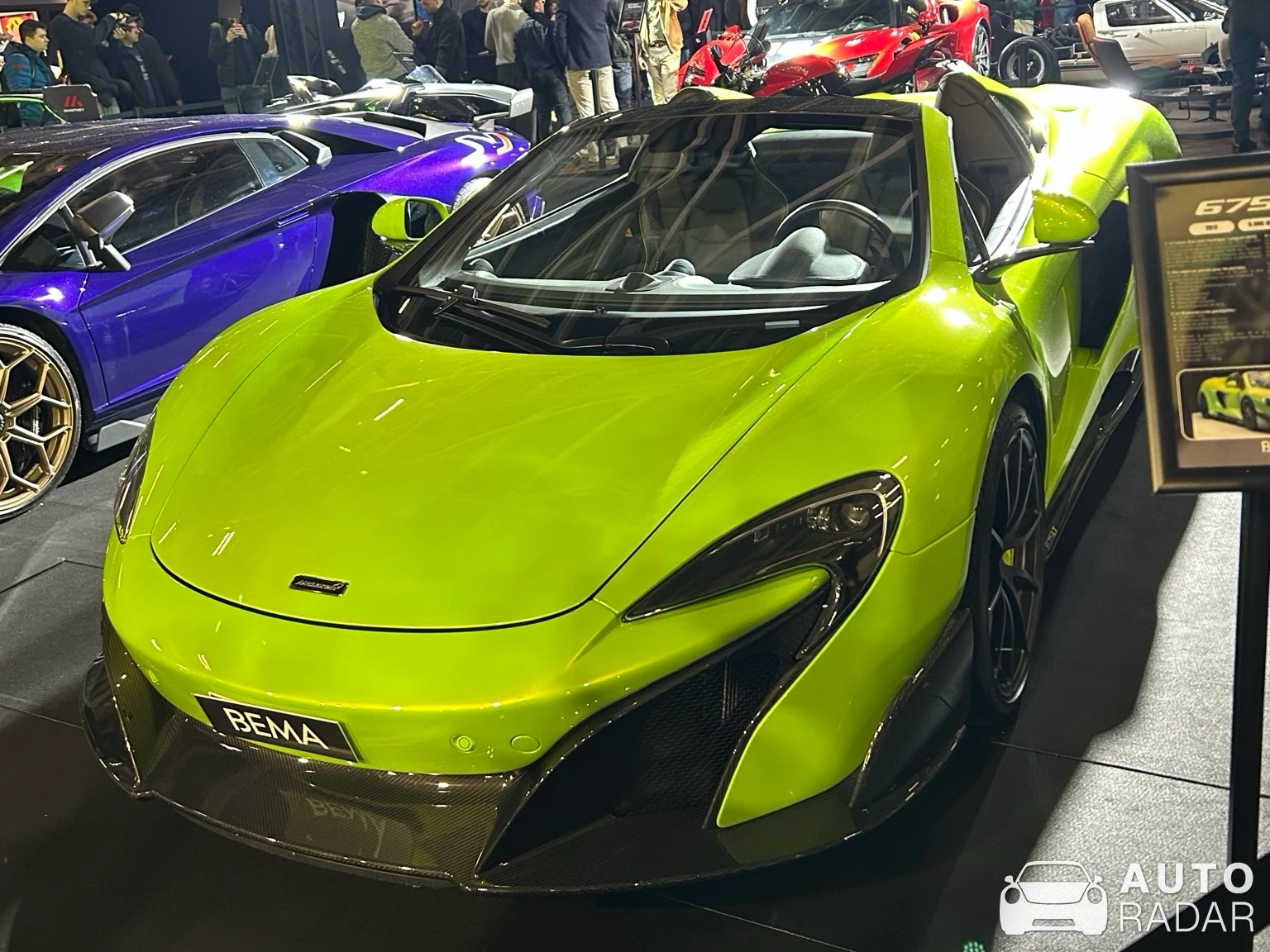 McLaren 675LT Spider spotted in Paris, France
