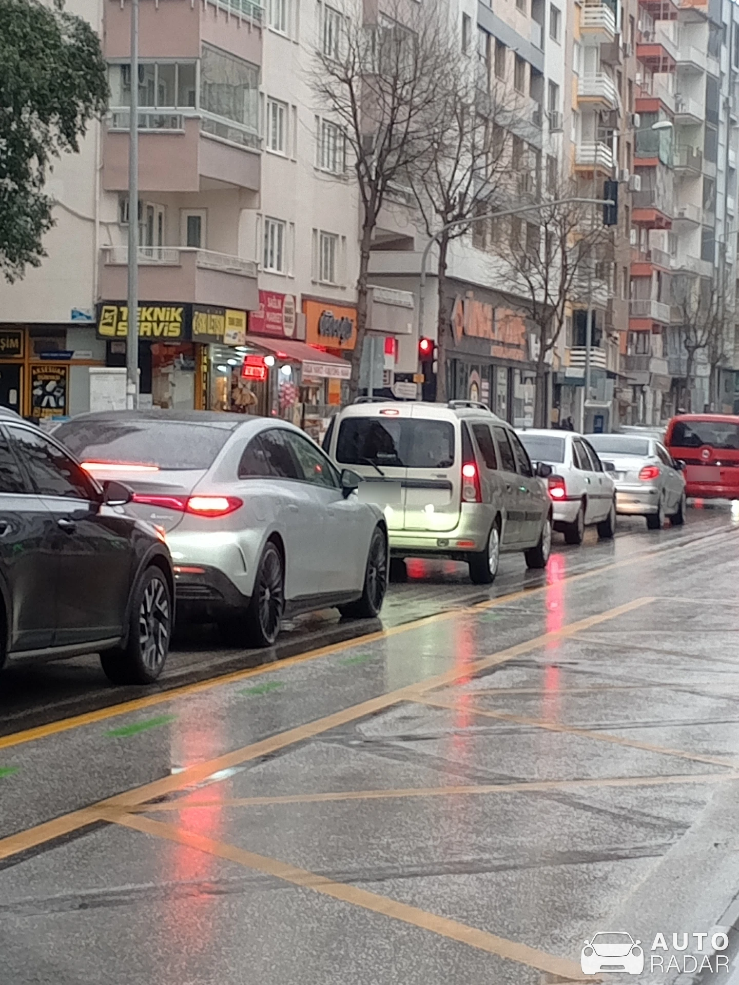 Mercedes-Benz EQE spotted in Pamukkale, Türkiye