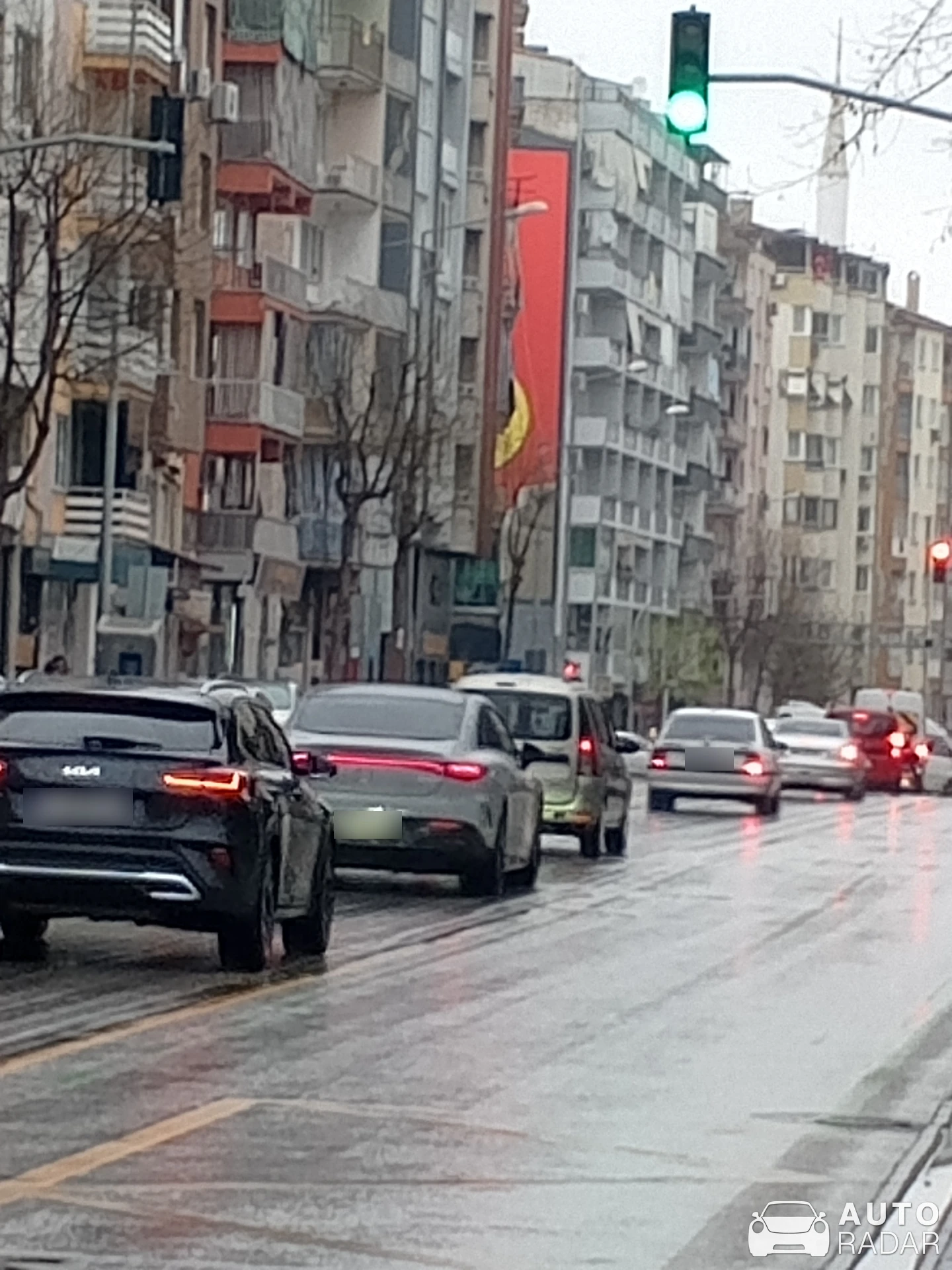 Mercedes-Benz EQE spotted in Pamukkale