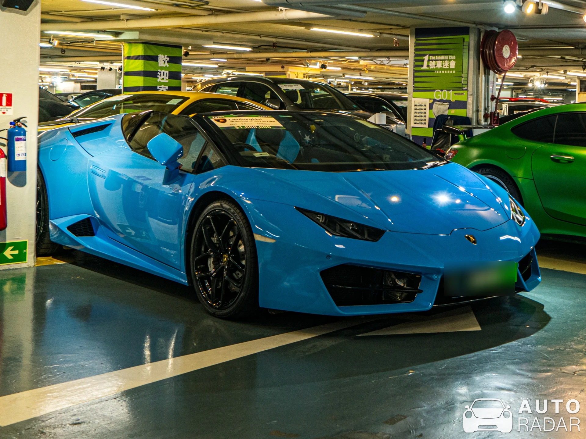 Lamborghini Huracán LP580-2 Spyder spotted in Hong Kong Island, Hong Kong
