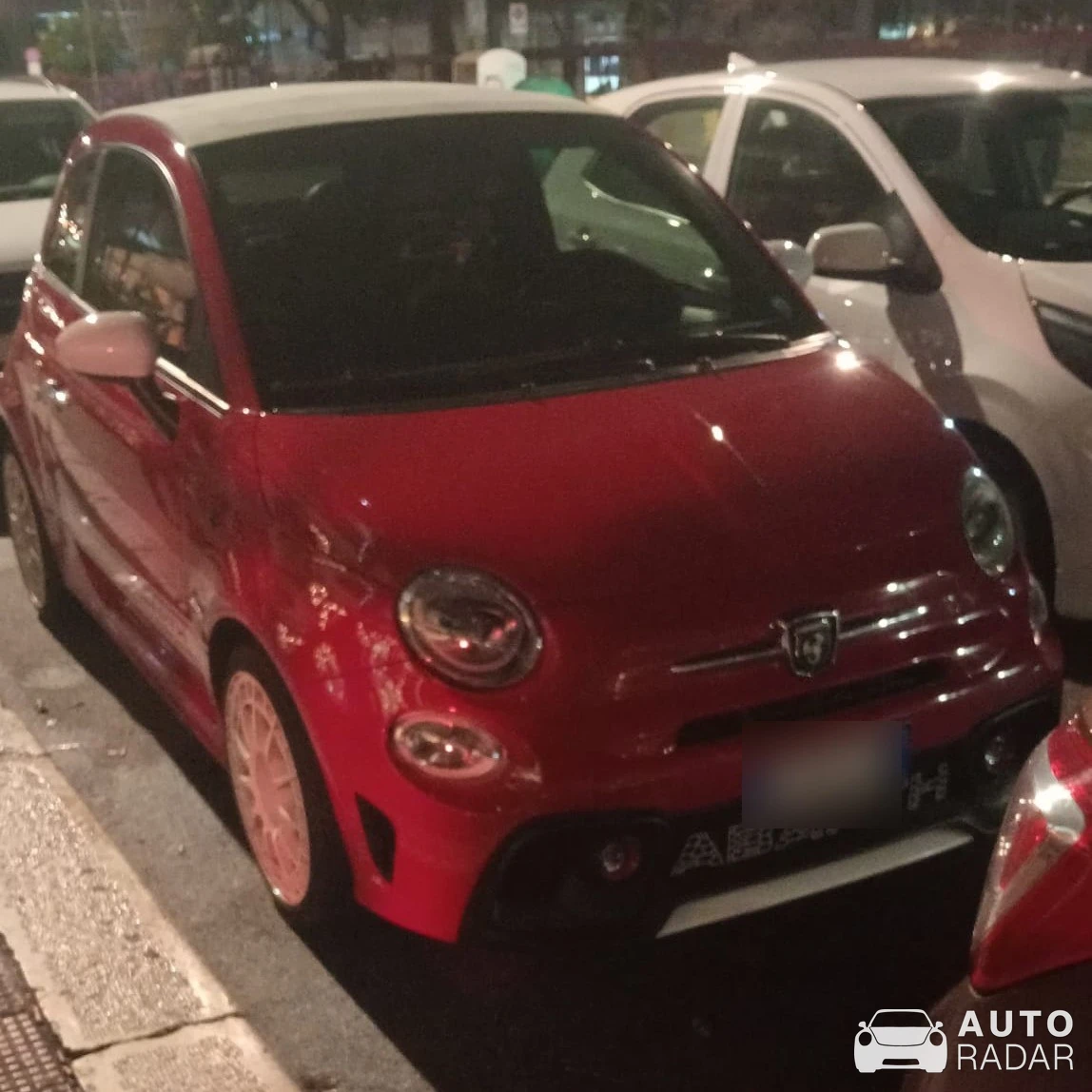 Abarth 500C spotted in Bari, Italy
