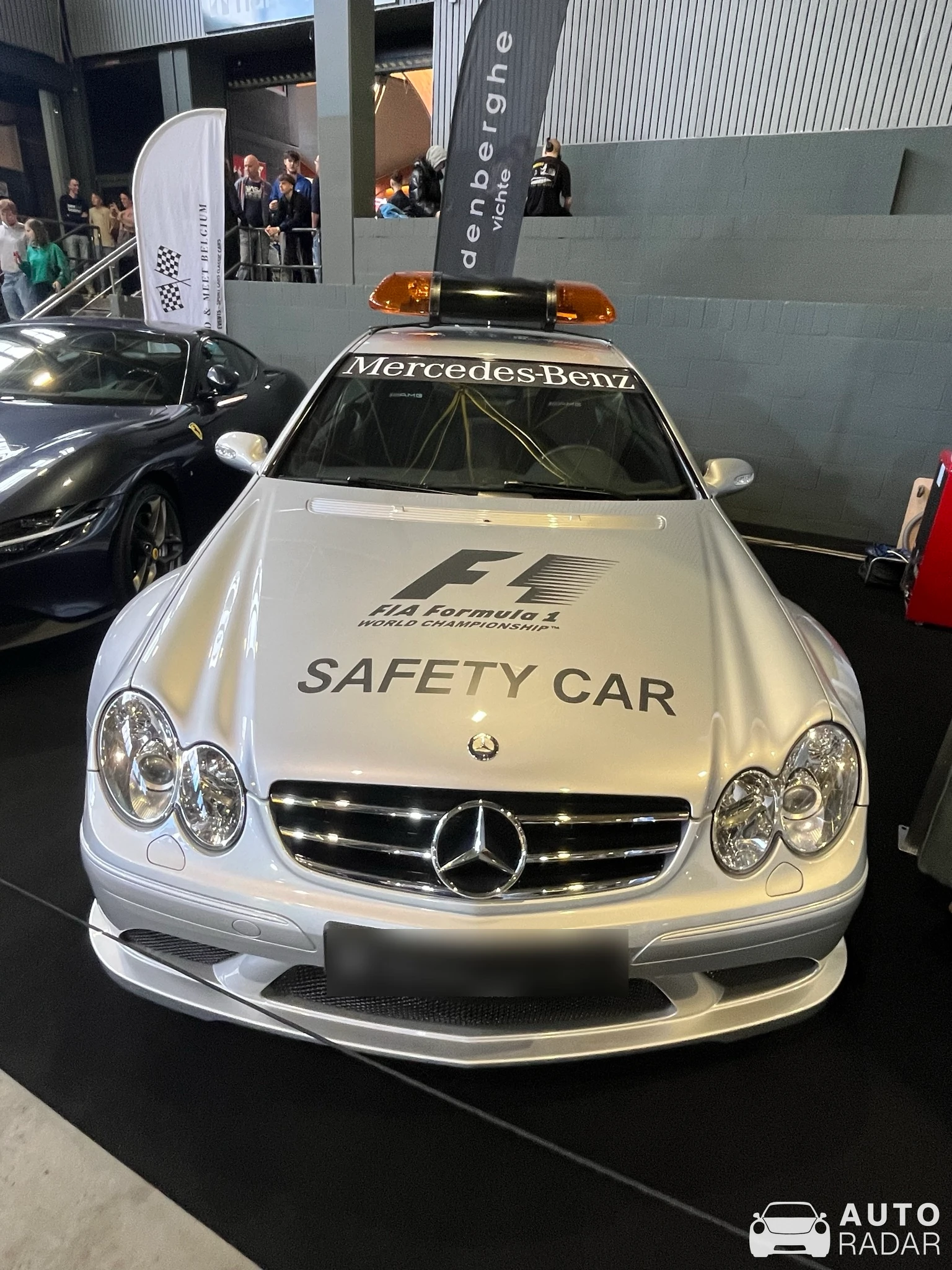 Mercedes-Benz CLK 63 AMG F1 Safety Car spotted in Kortrijk