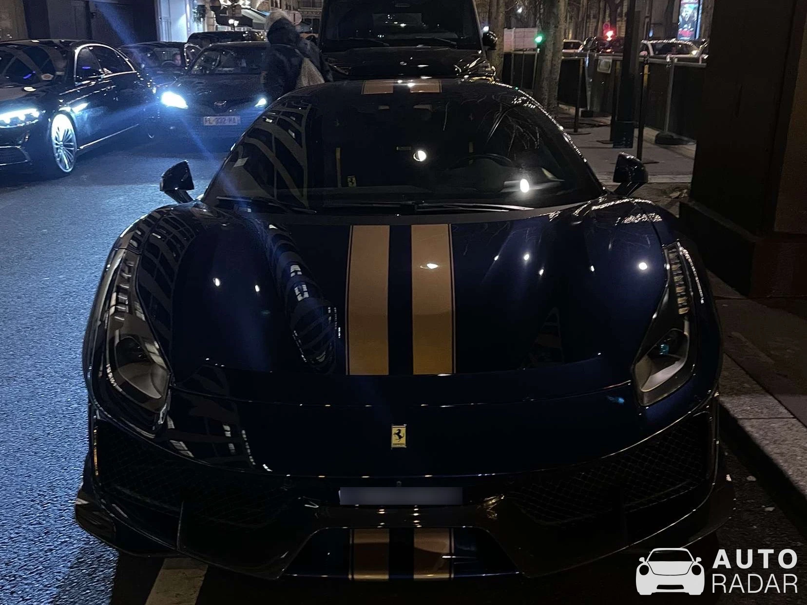 Ferrari 488 Pista spotted in Paris, France