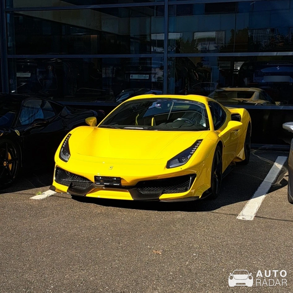 Ferrari 488 Pista spotted in Plan-les-Ouates, Switzerland