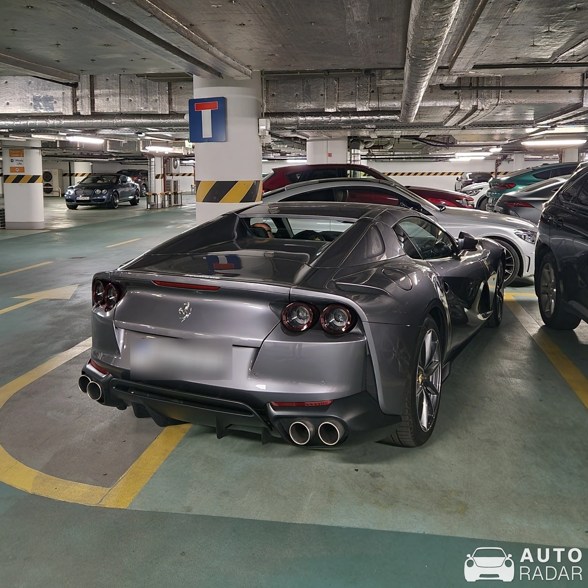 Ferrari 812 GTS spotted in Warszawa, Poland
