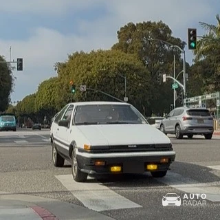 Toyota Corolla GTS AE86 spotted in Beverly Hills