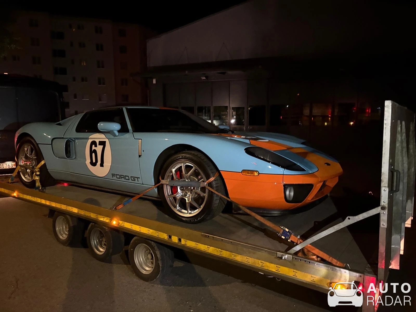 Ford GT 2005 Heritage Edition spotted in St. Moritz, Switzerland