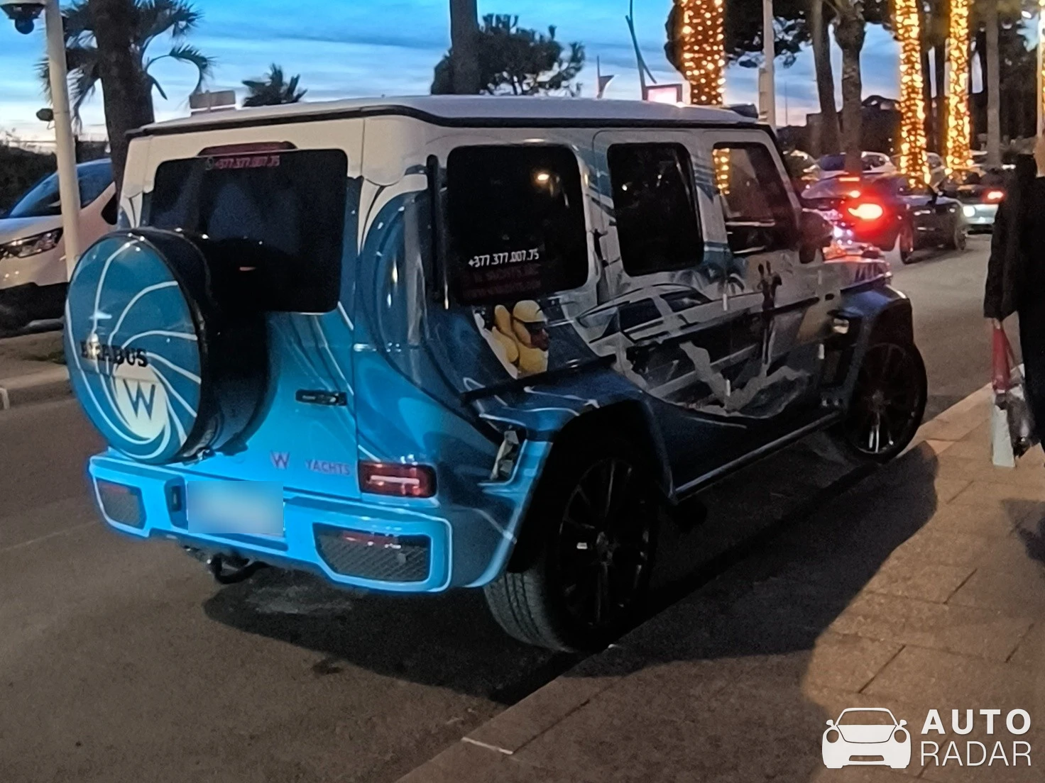 Mercedes-AMG Brabus G 63 2016 spotted in Cannes, France