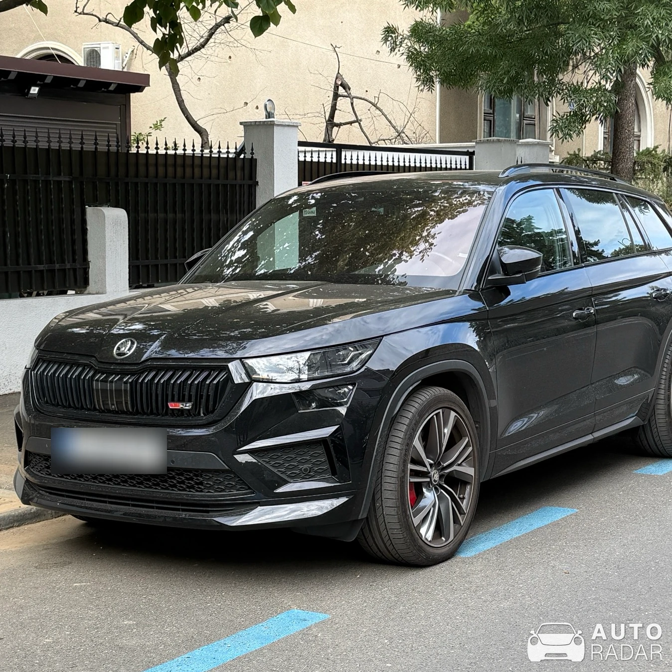 Škoda Kodiaq vRS spotted in București