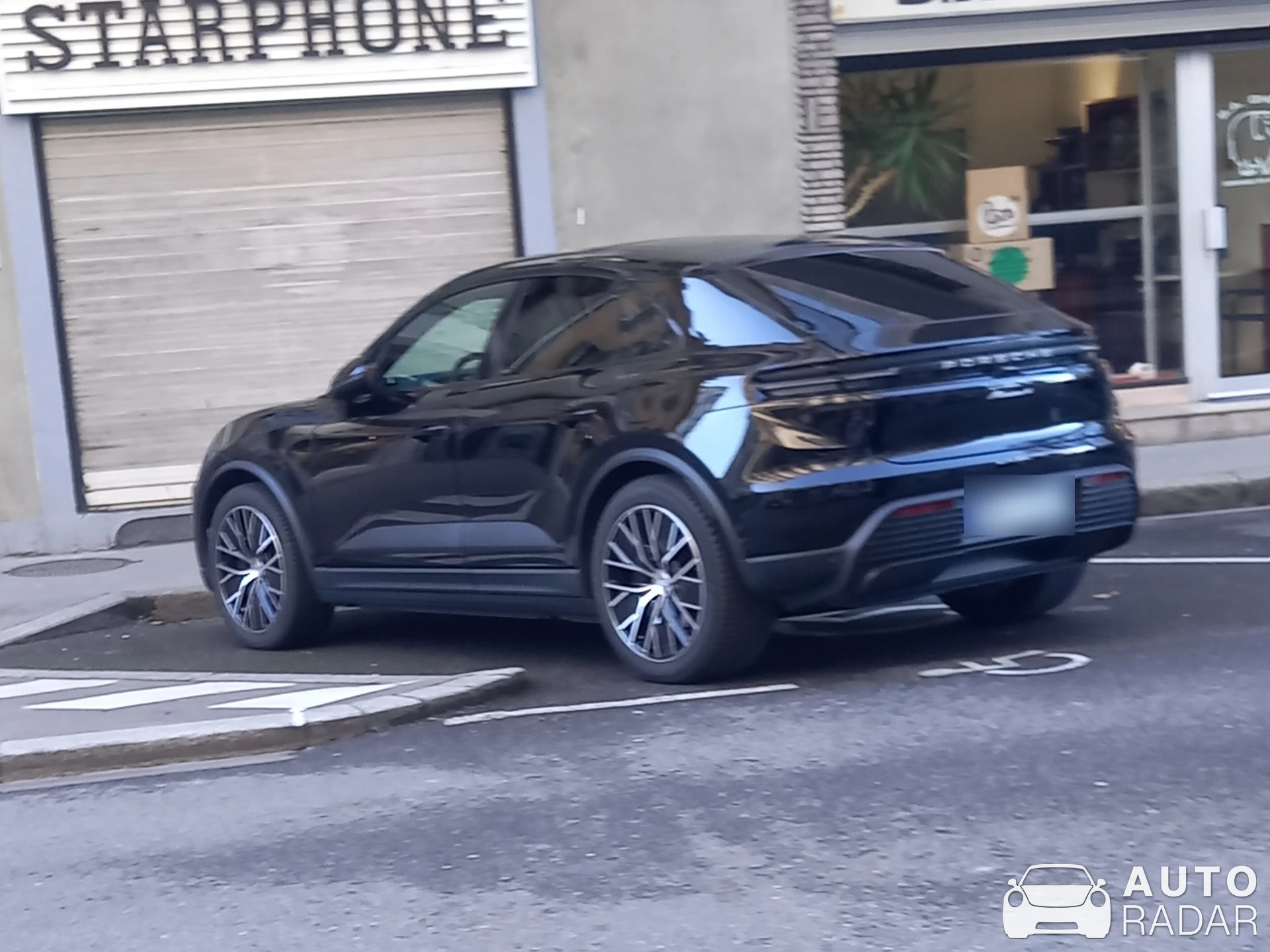 Porsche Macan 4 EV spotted in Annecy, France
