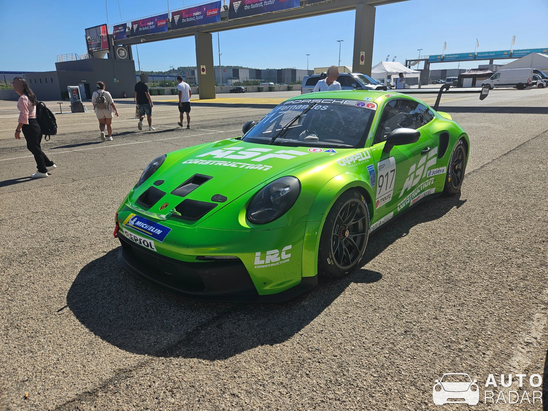 Porsche 992 GT3 Cup spotted in Cheste, Spain