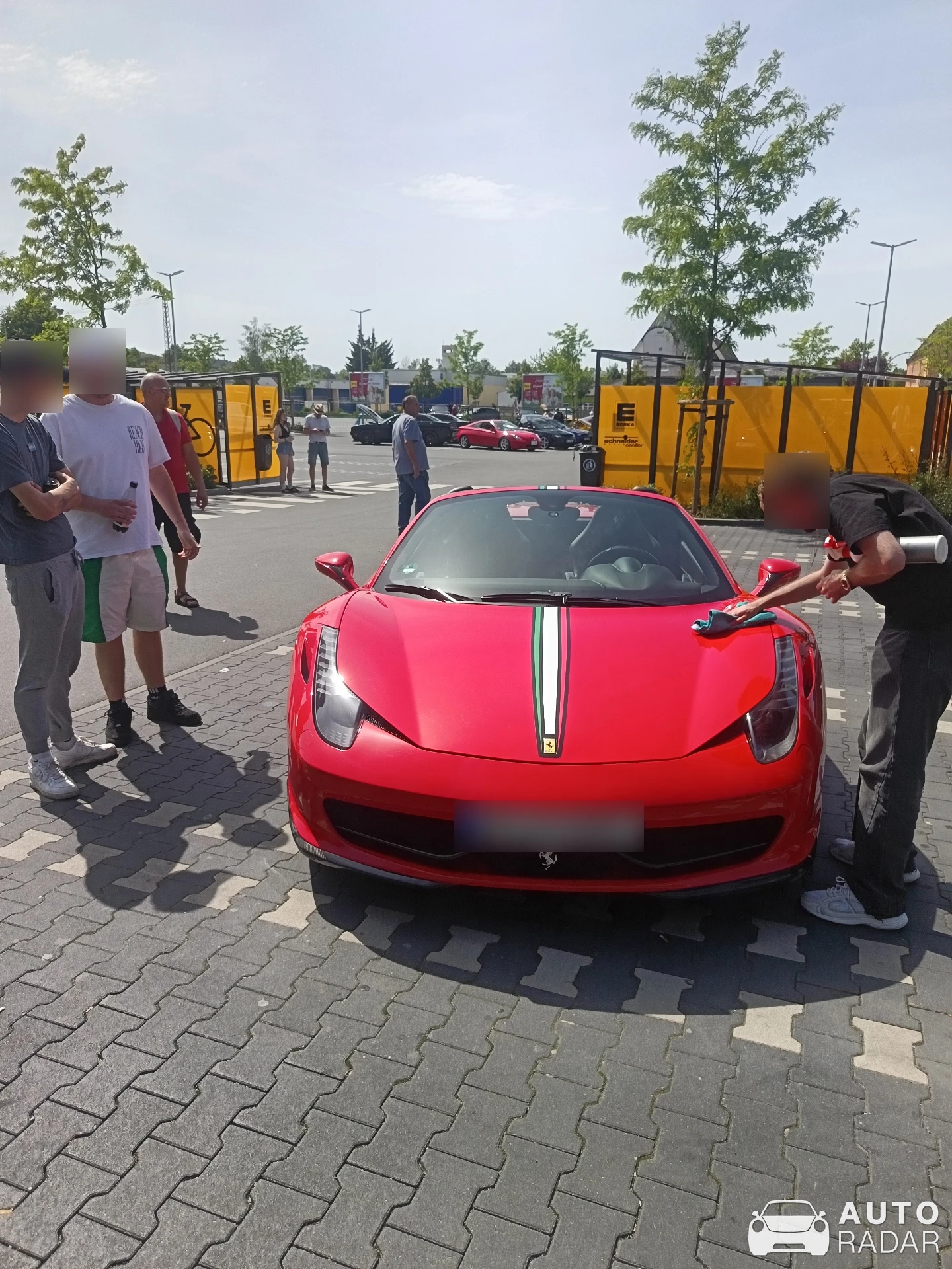 Ferrari 458 Spider spotted in Bindlach