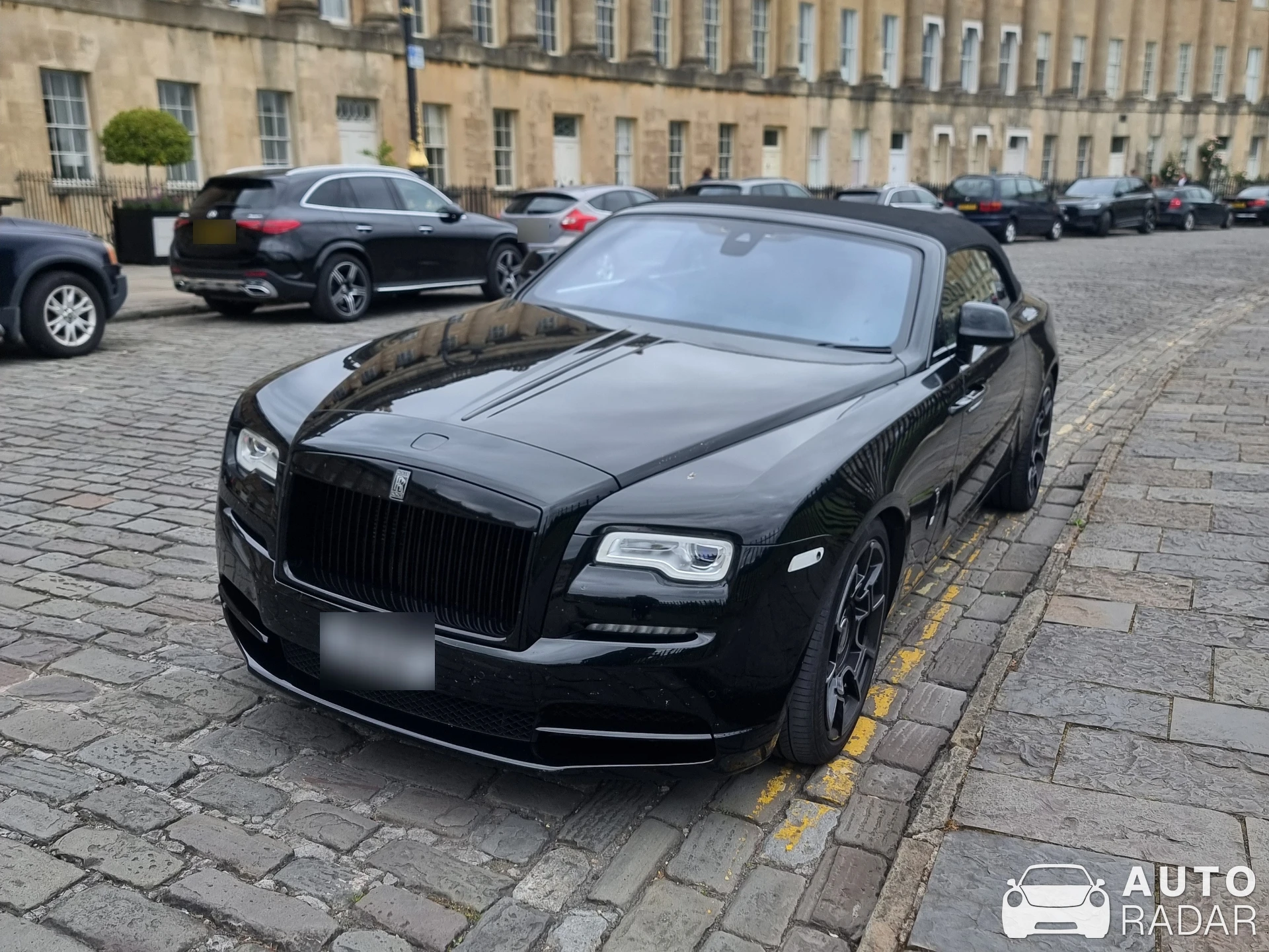 Rolls-Royce Dawn Black Badge spotted in Bath
