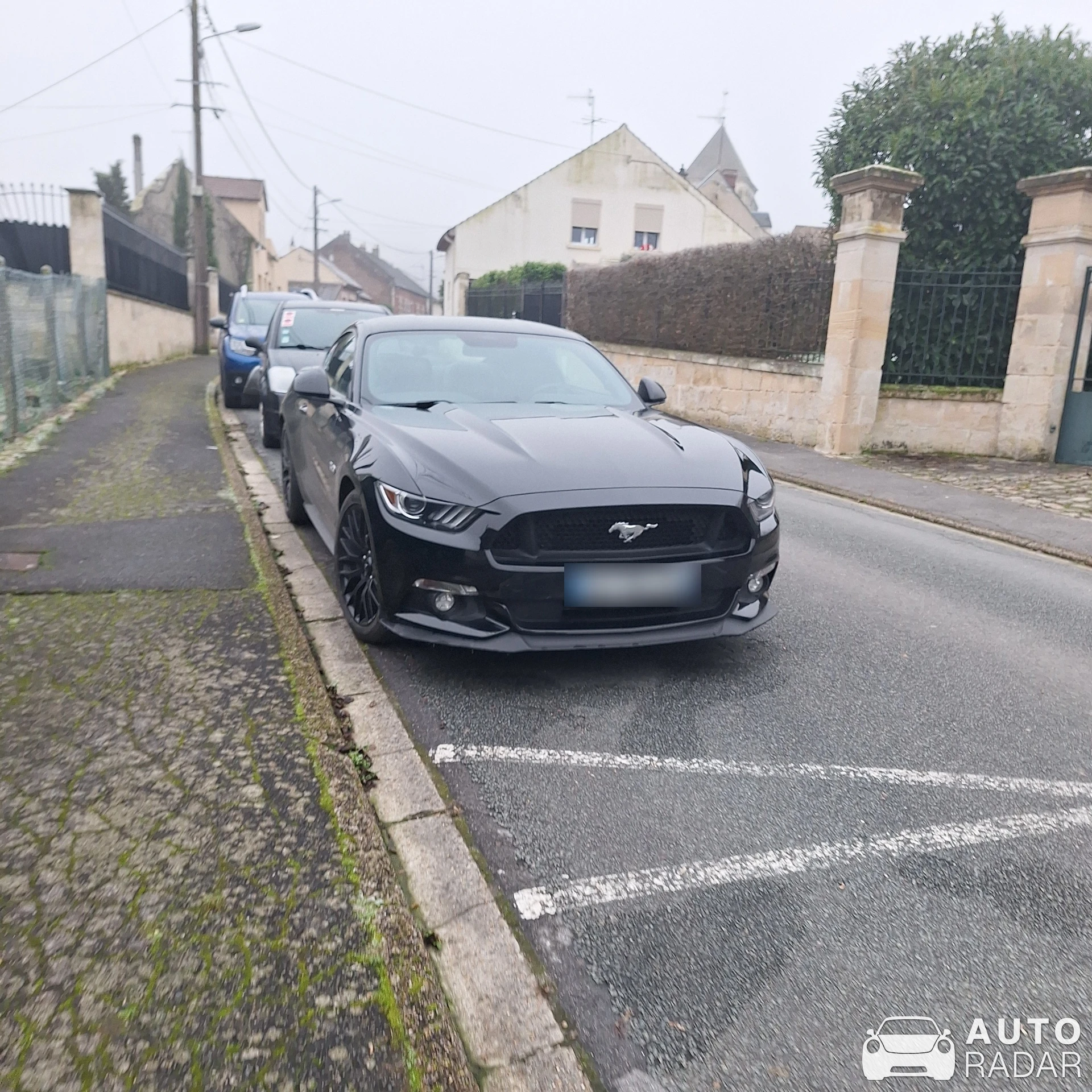 Ford Mustang GT spotted in Chiry-Ourscamp, France