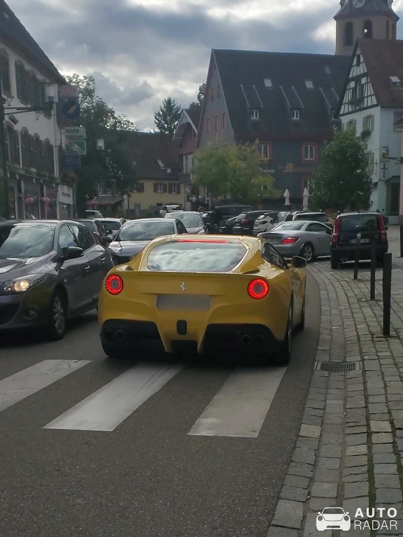 Ferrari F12berlinetta spotted in Villé, France