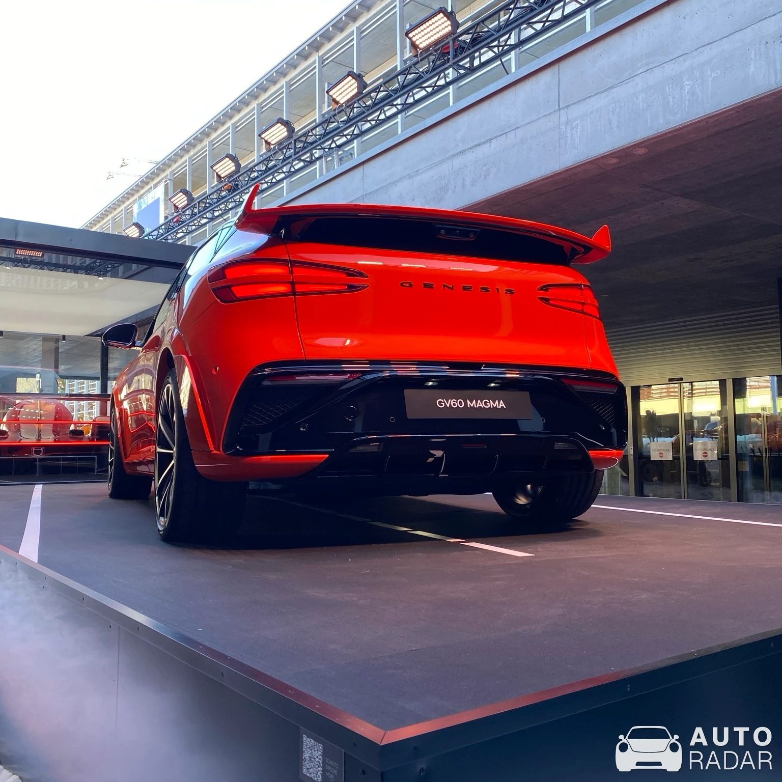 Genesis GV60 Magma Concept spotted in Davos Platz