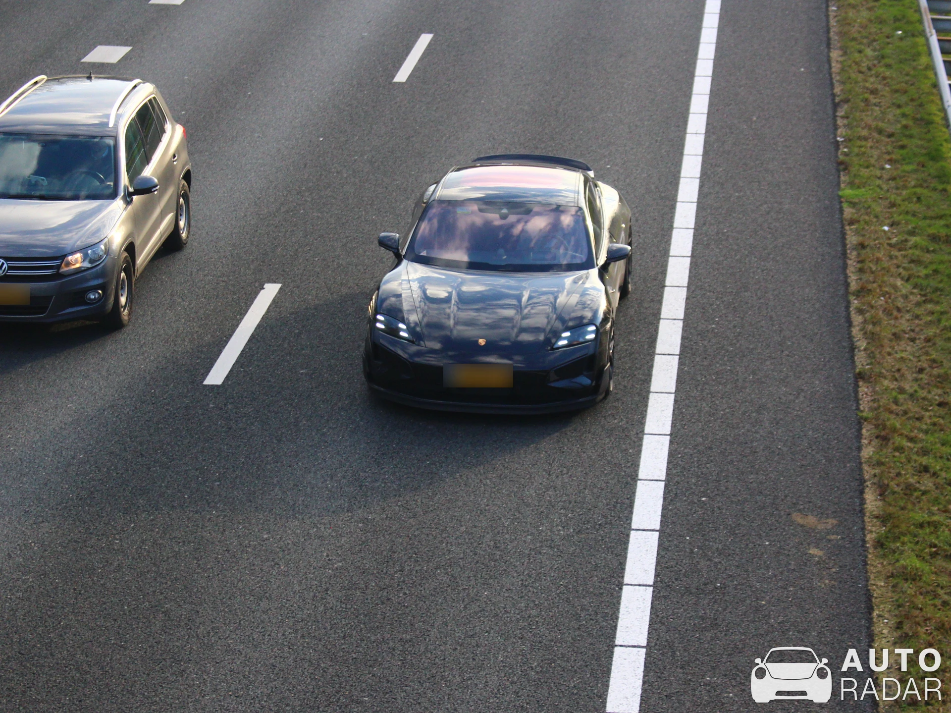 Porsche Taycan Turbo S spotted in Hengelo, Netherlands