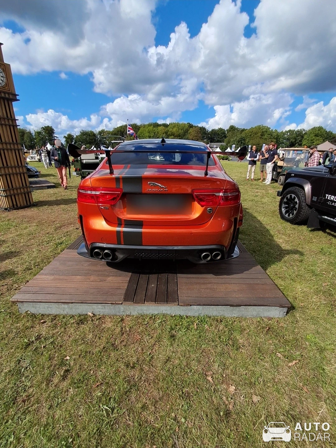 Jaguar XE SV Project 8 spotted in Beesd