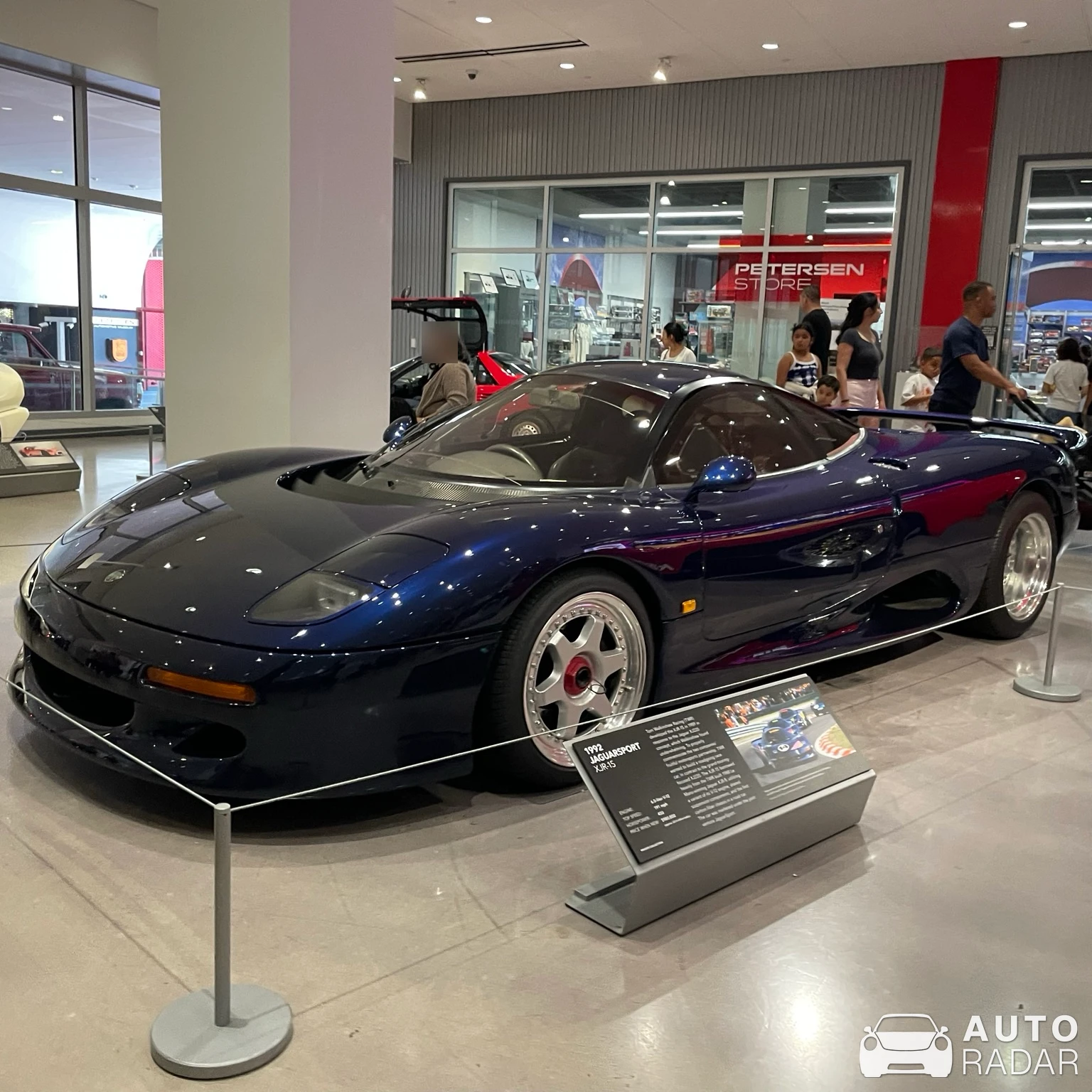 Jaguar XJR-15 spotted in Los Angeles