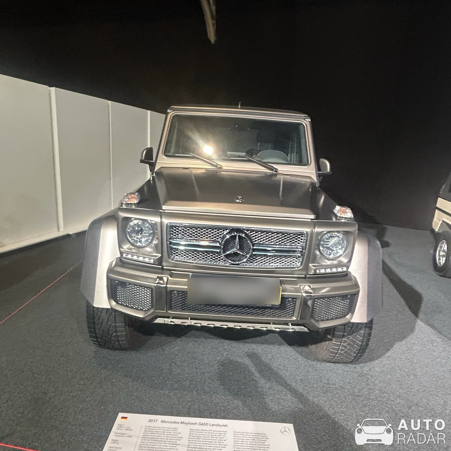 Mercedes-Benz G 650 Landaulet W463 spotted in Bruxelles