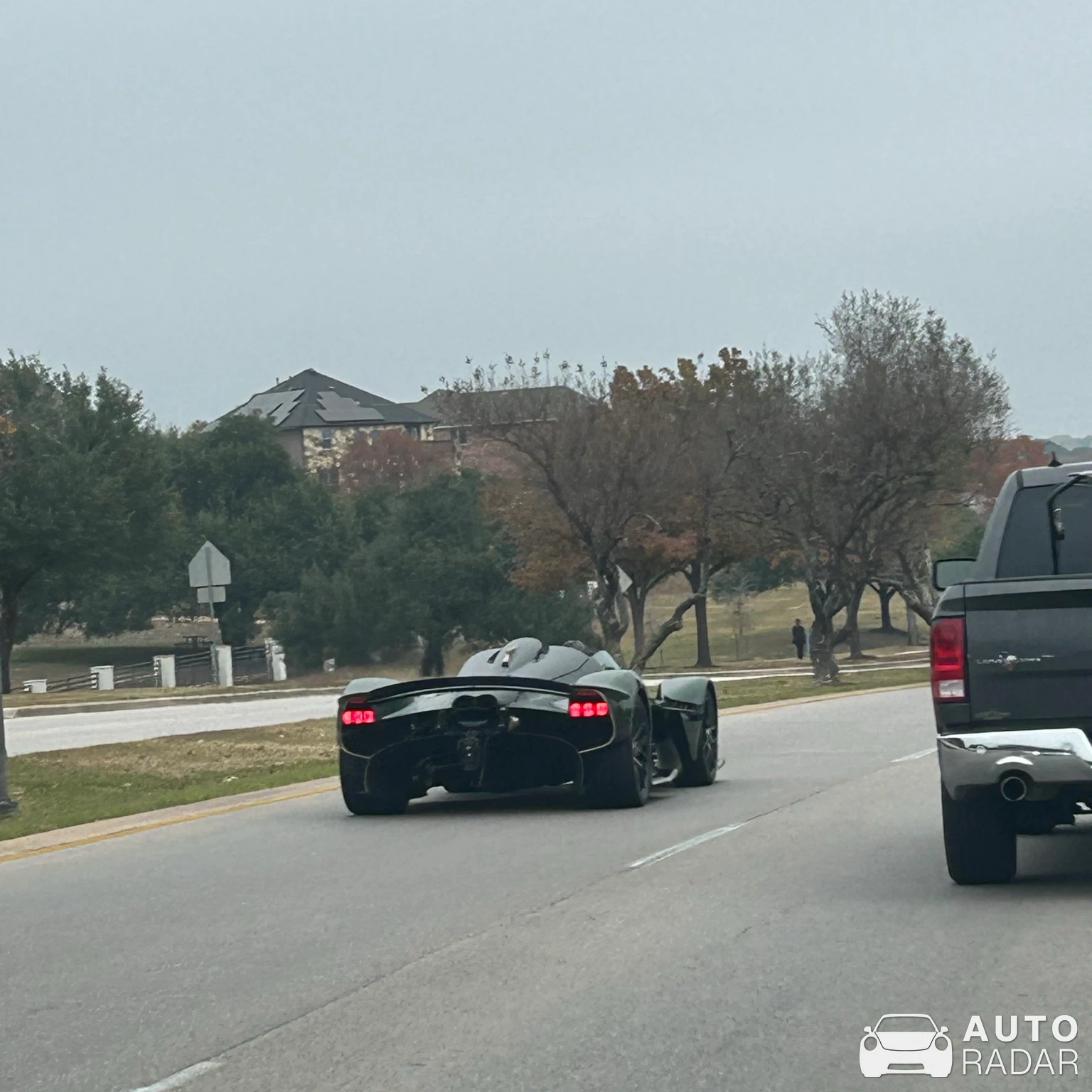 Aston Martin Valkyrie Spyder spotted in Austin