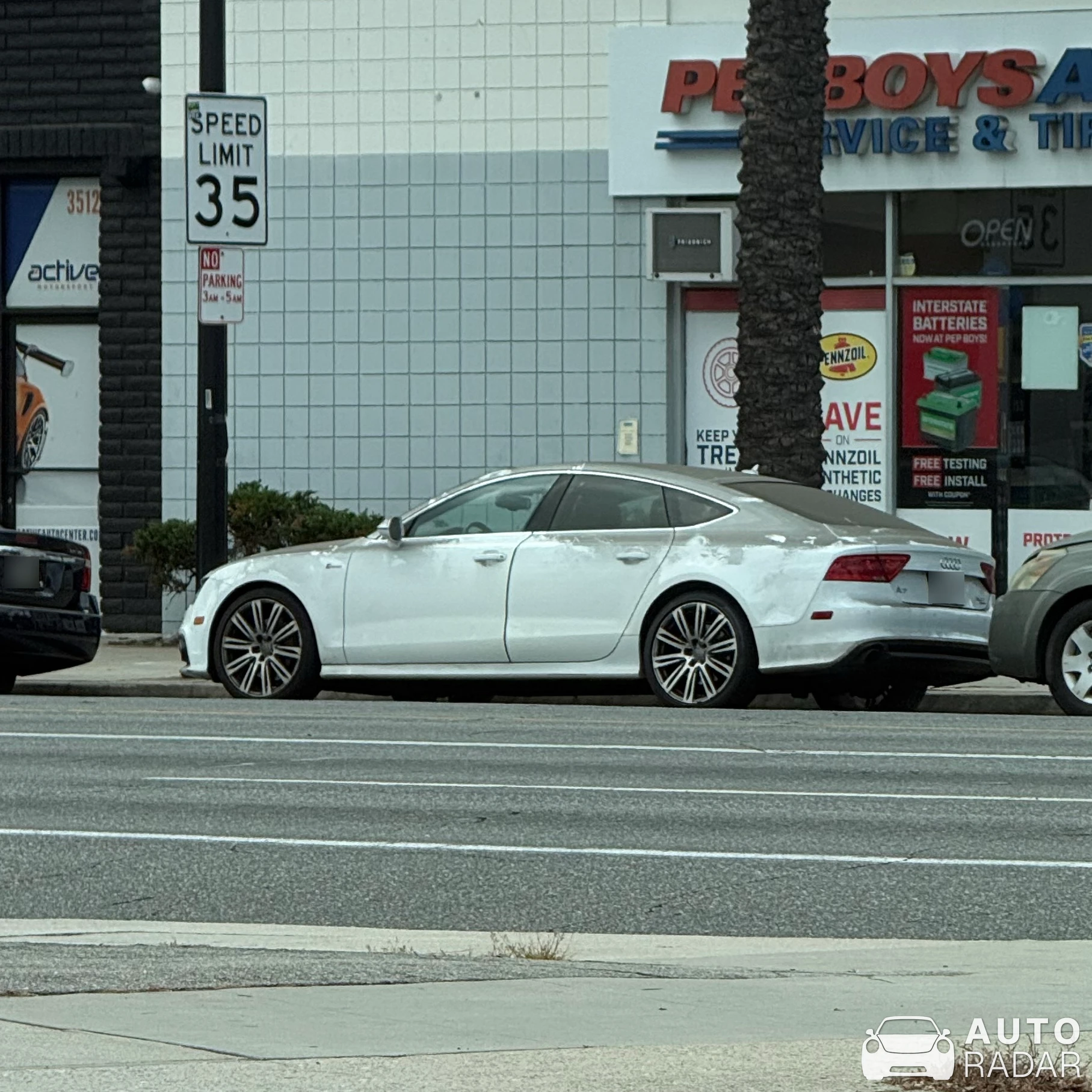 Audi A7 spotted in Burbank