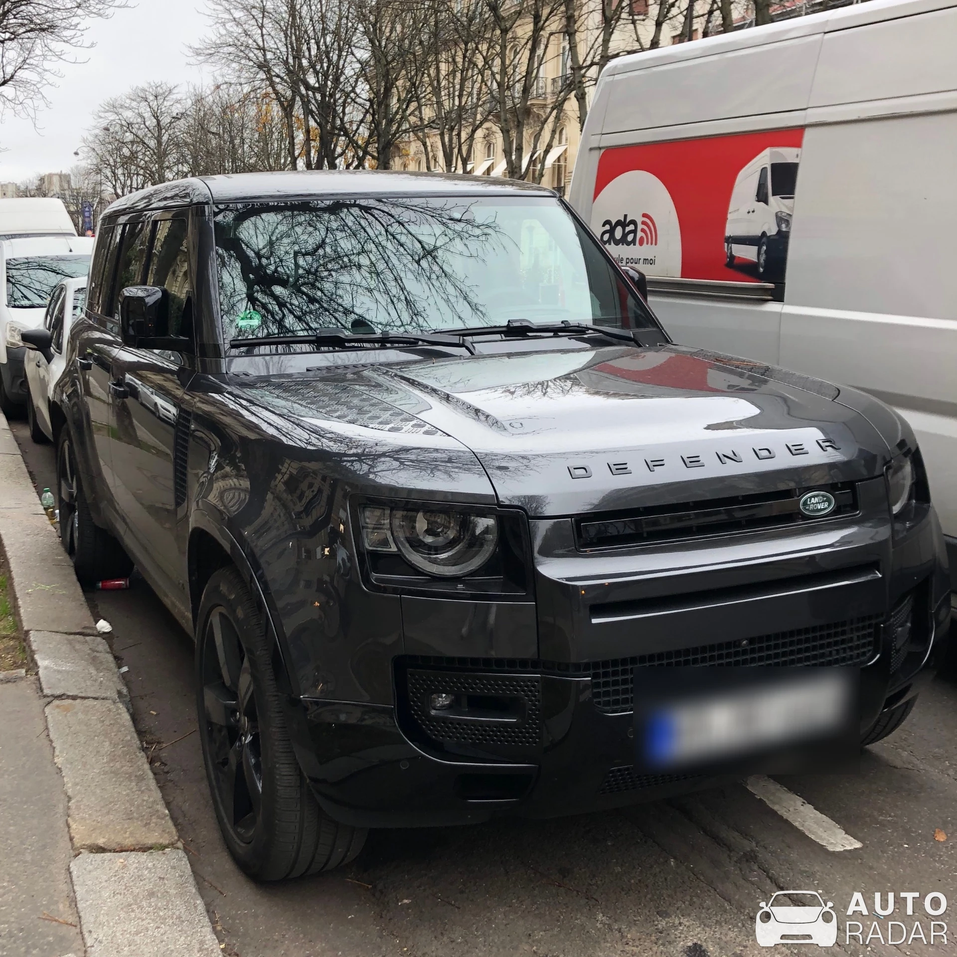 Land Rover Defender spotted in Paris, France