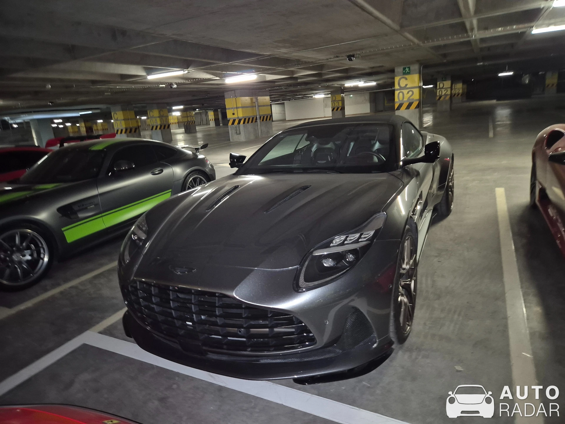 Aston Martin DB12 Volante spotted in San Pedro Garza García