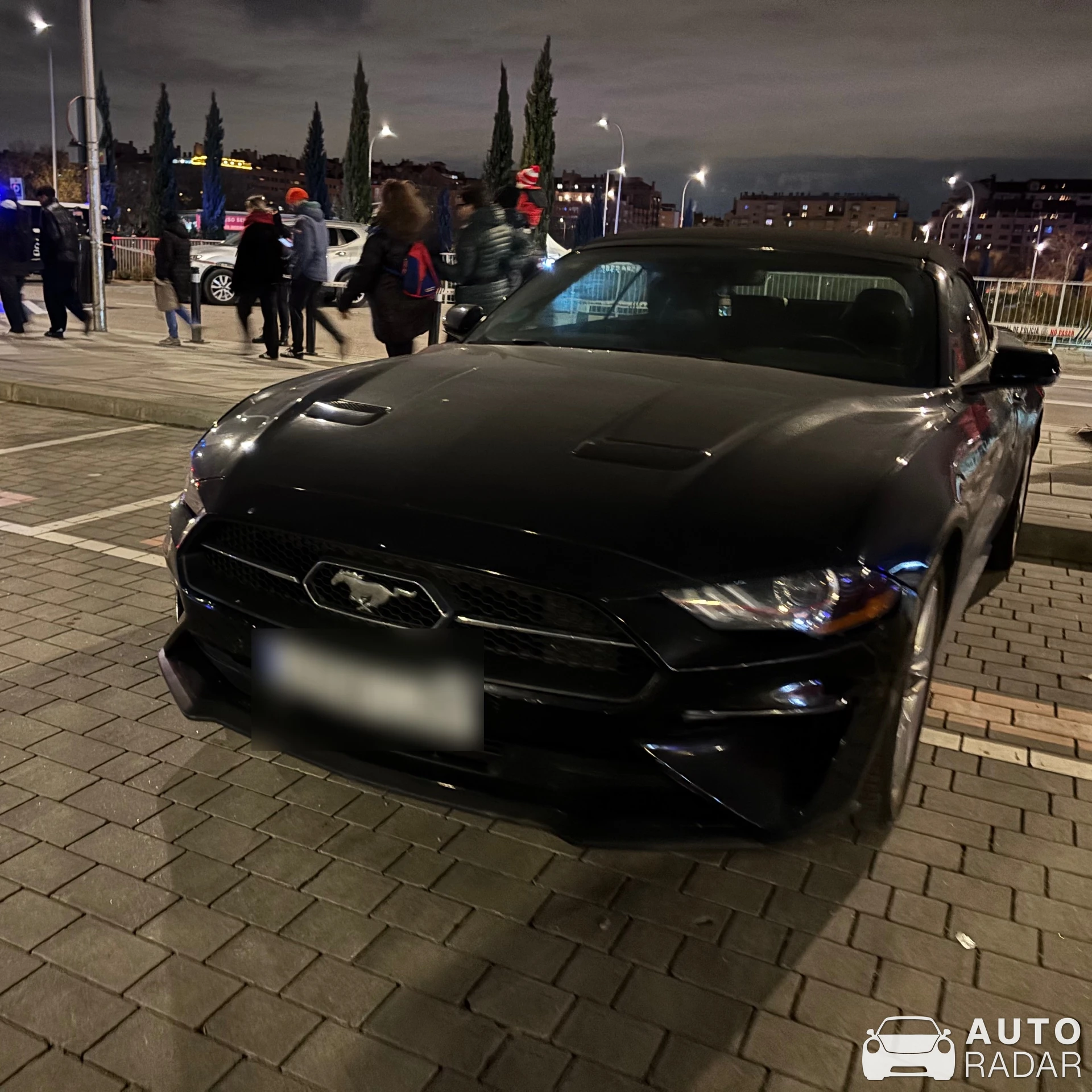 Ford Mustang 2.3 Ecoboost Convertible spotted in Madrid, Spain