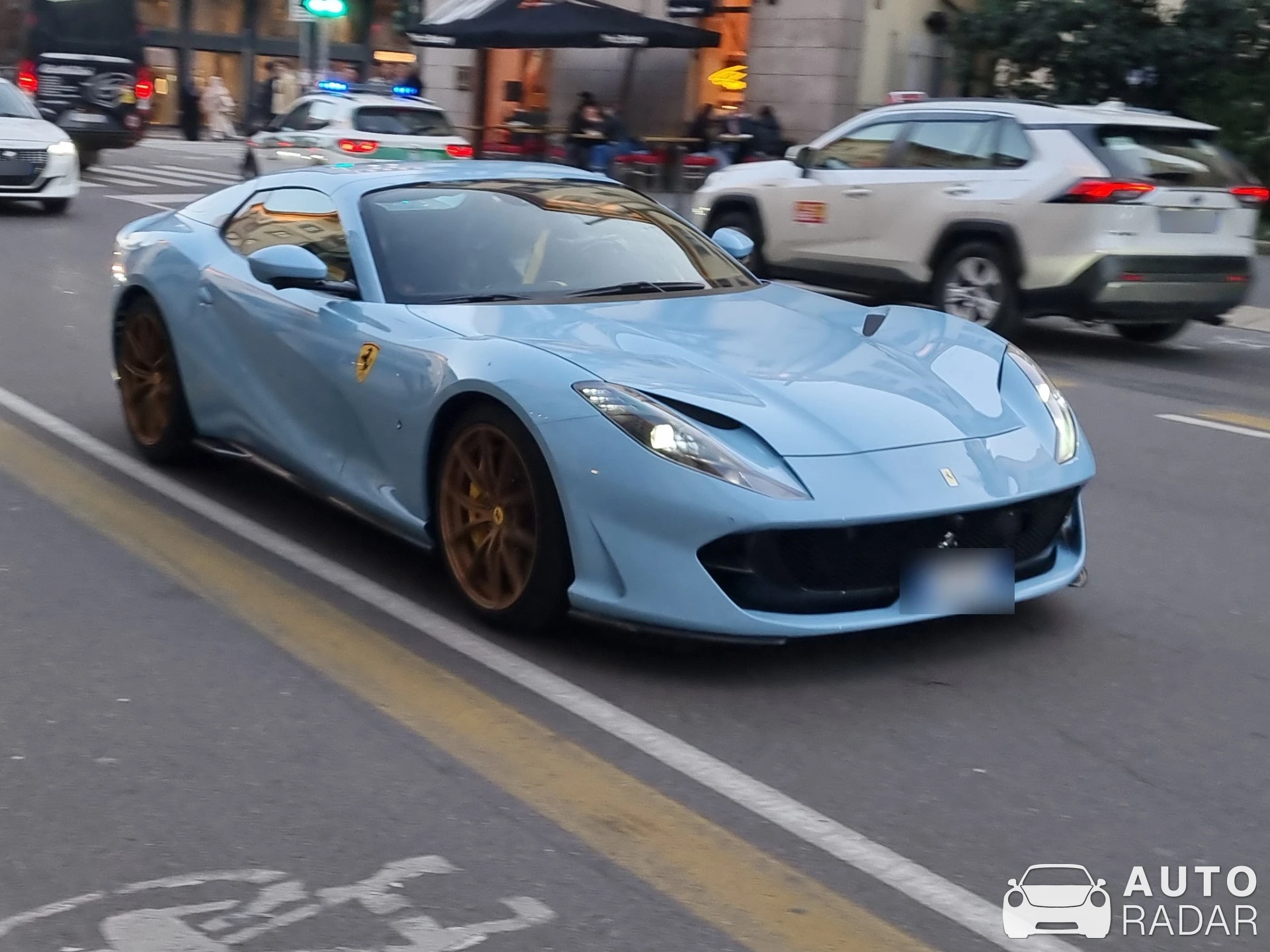 Ferrari 812 GTS spotted in Milano, Italia