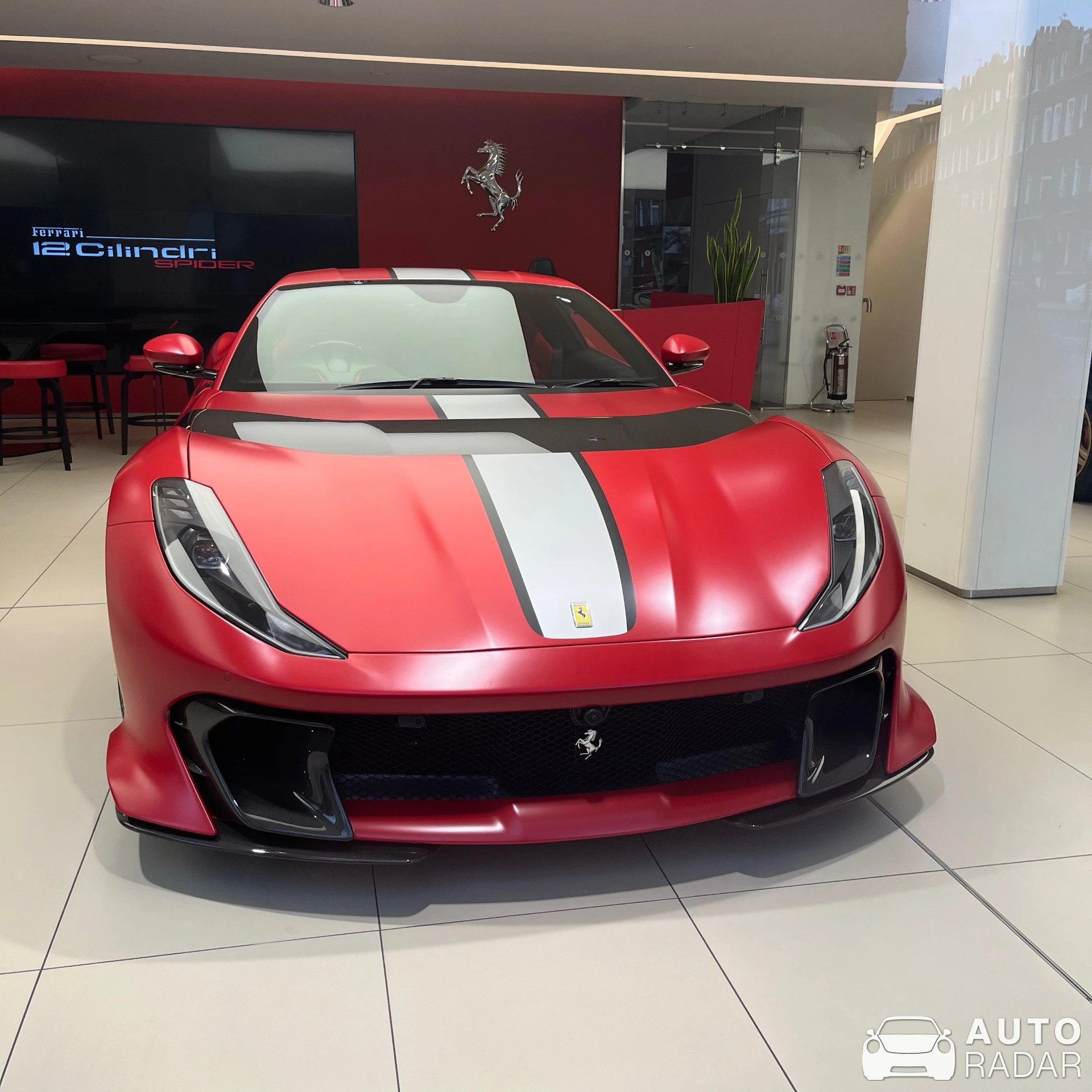 Ferrari 812 Competizione spotted in Corridonia, Italia