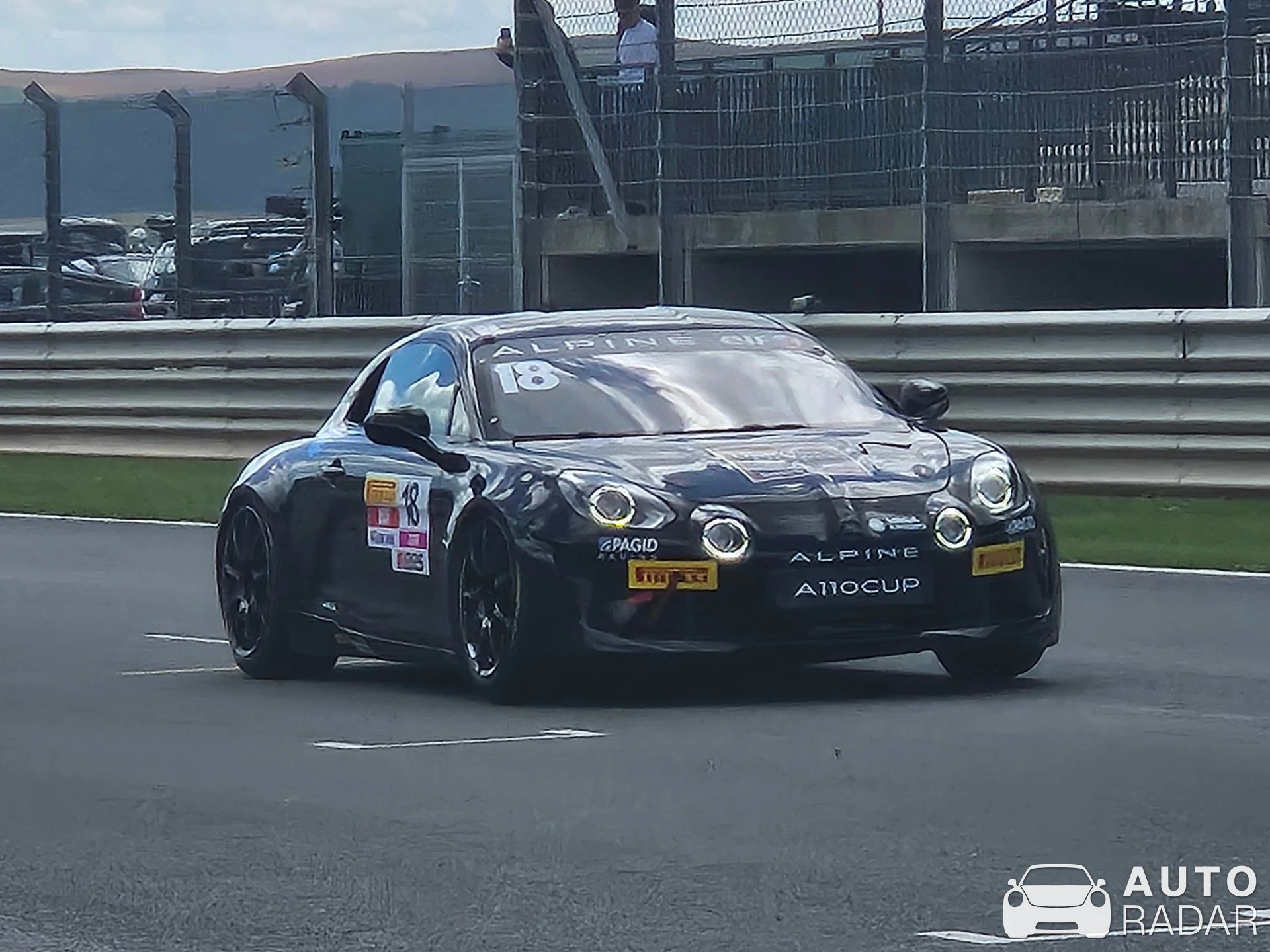 Alpine A110 Cup spotted in Los Arcos