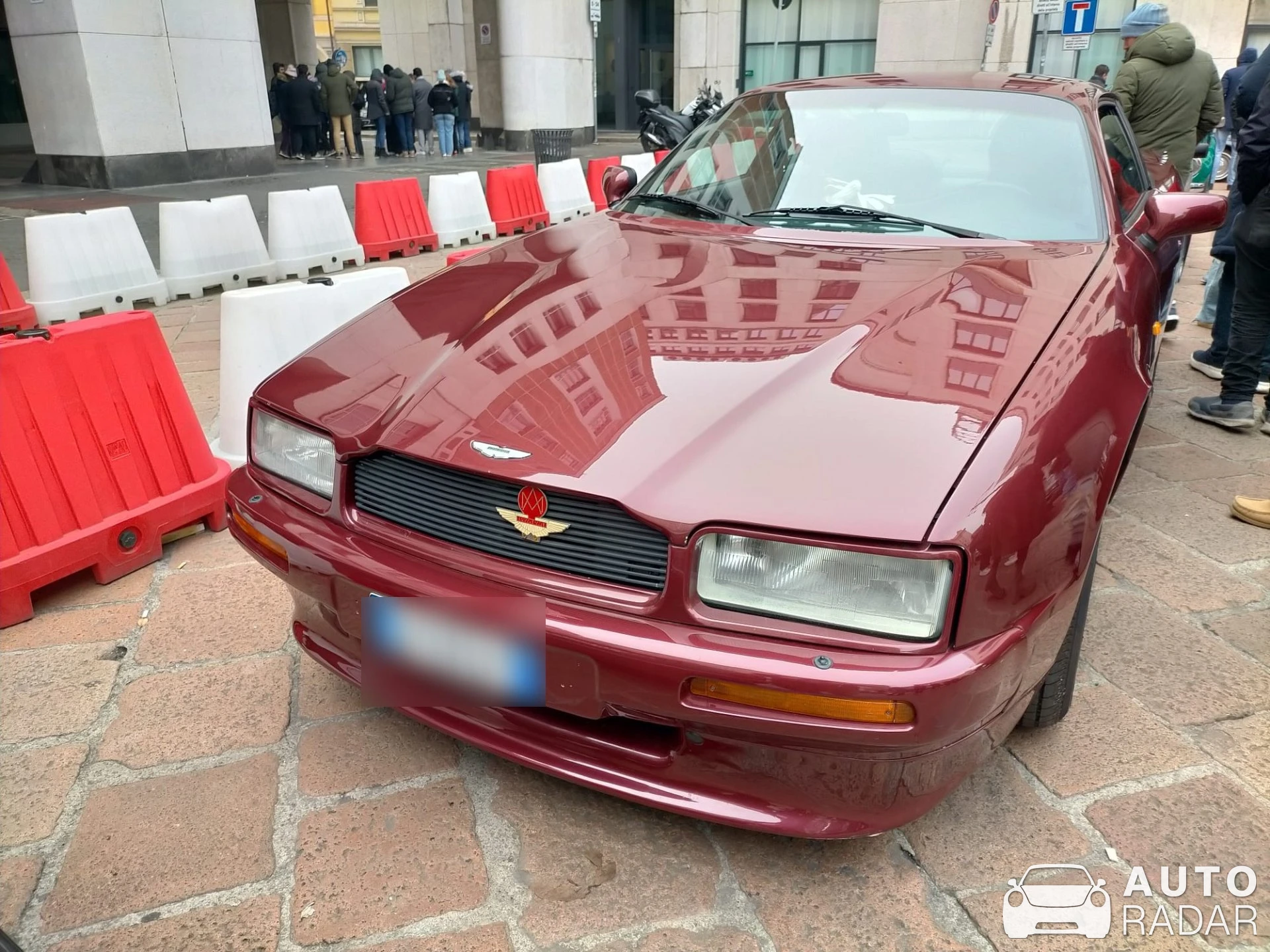 Aston Martin Virage Volante spotted in Milano, Italy