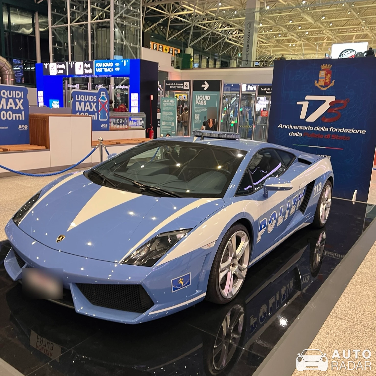 Lamborghini Gallardo LP560-4 2013 Polizia spotted in Fiumicino