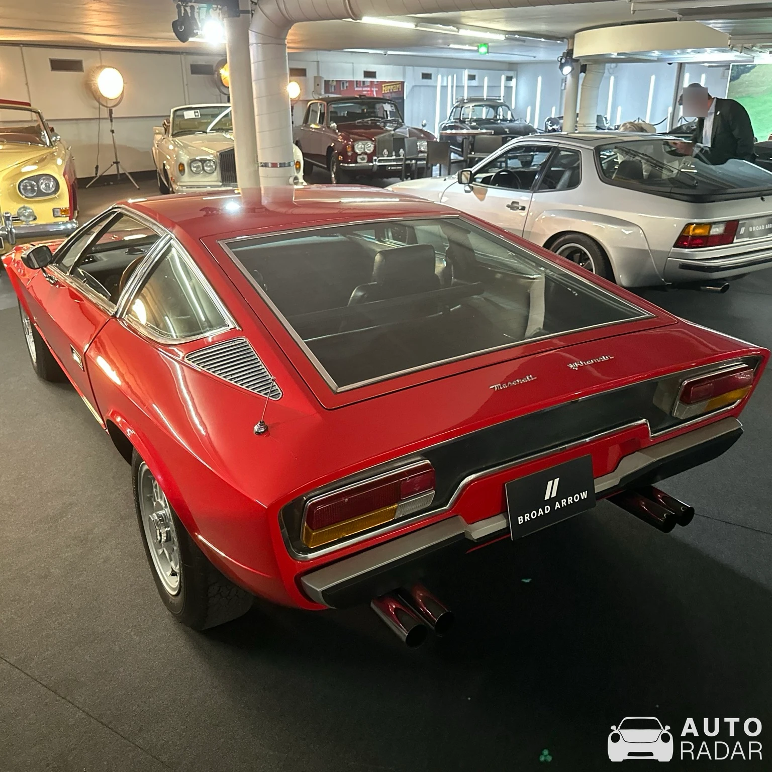 Maserati Khamsin spotted in Zürich
