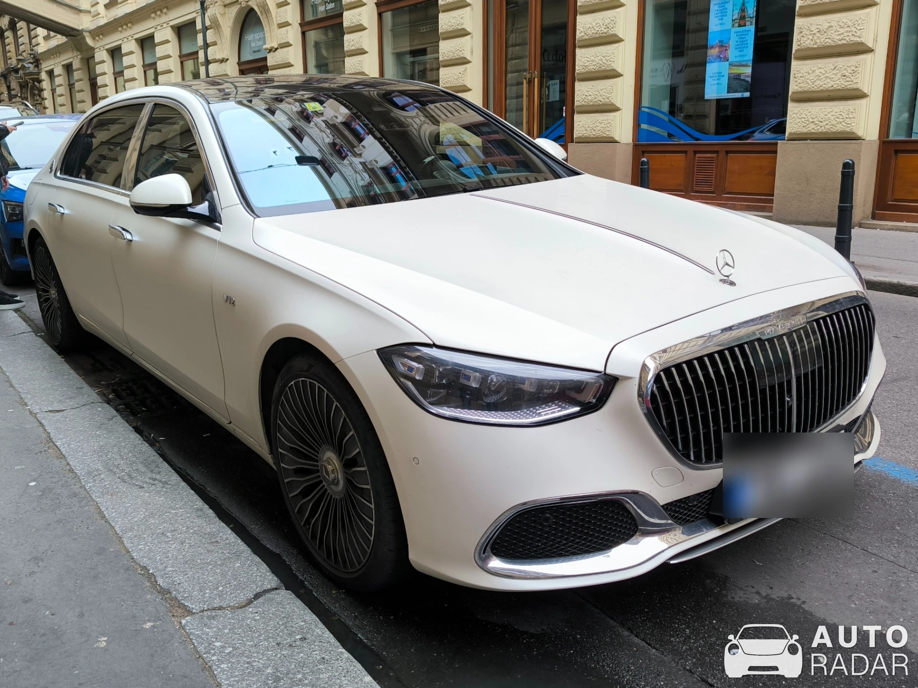 Mercedes-Maybach S 680 spotted in Prague, Czechia