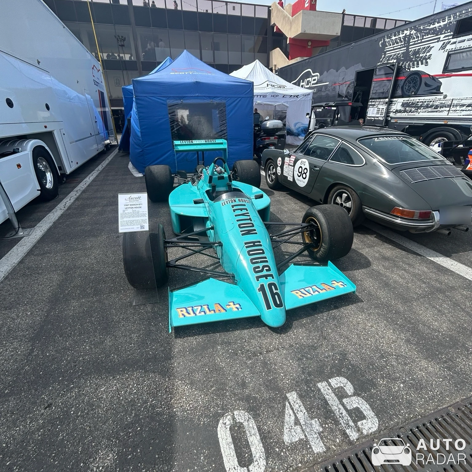 March 871 Leyton House spotted in Le Castellet