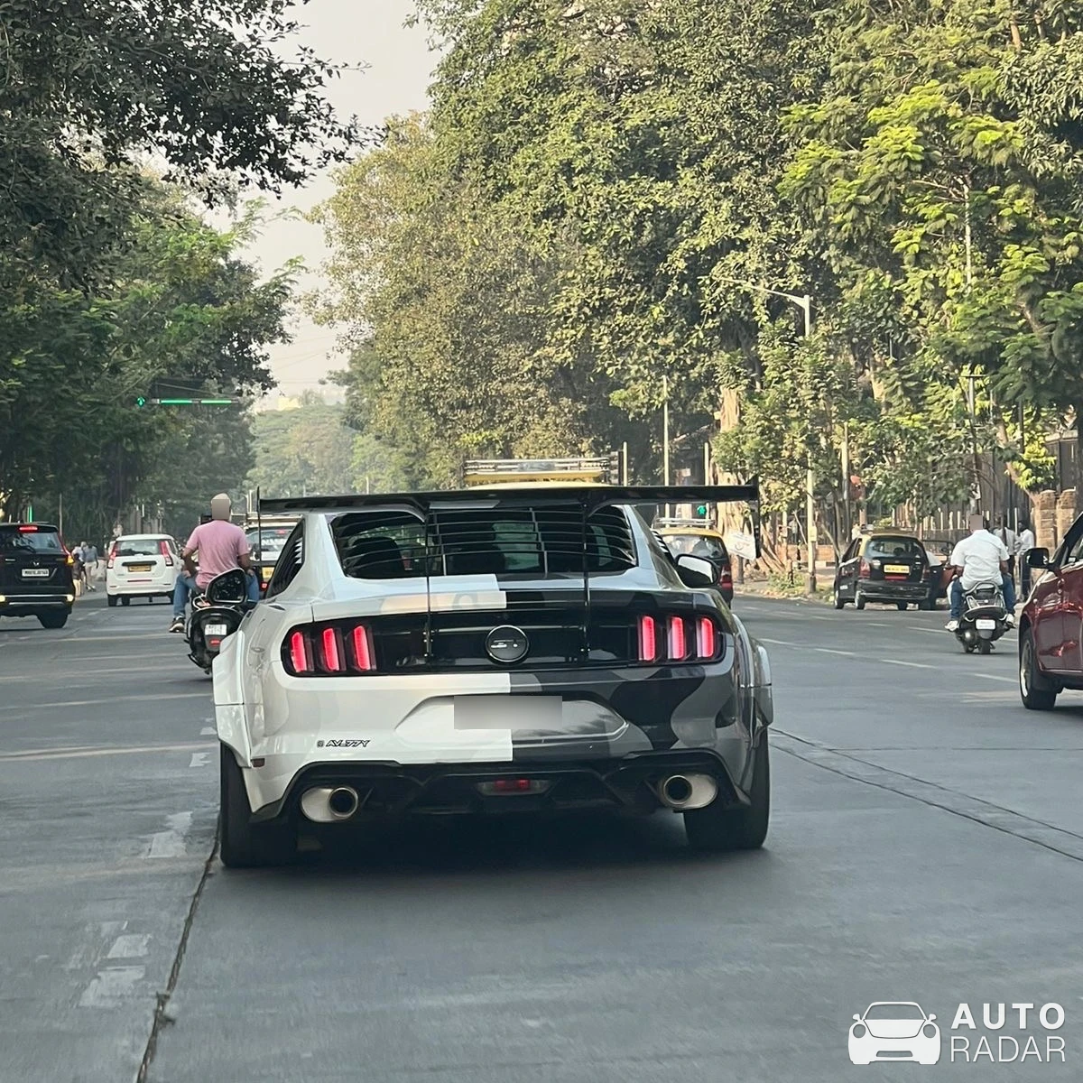 Ford Mustang GT spotted in Mumbai, India