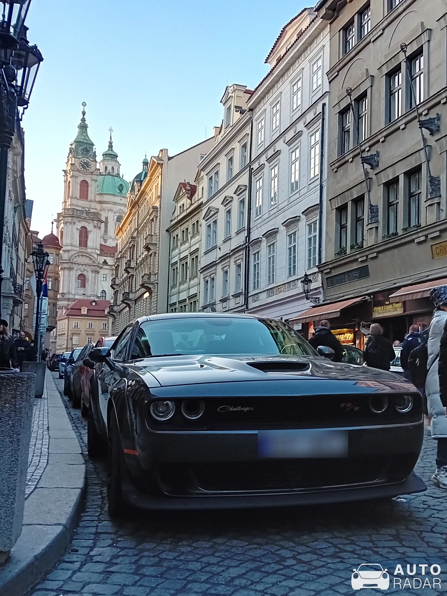 Dodge Challenger R/T Scat Pack Widebody spotted in Praha